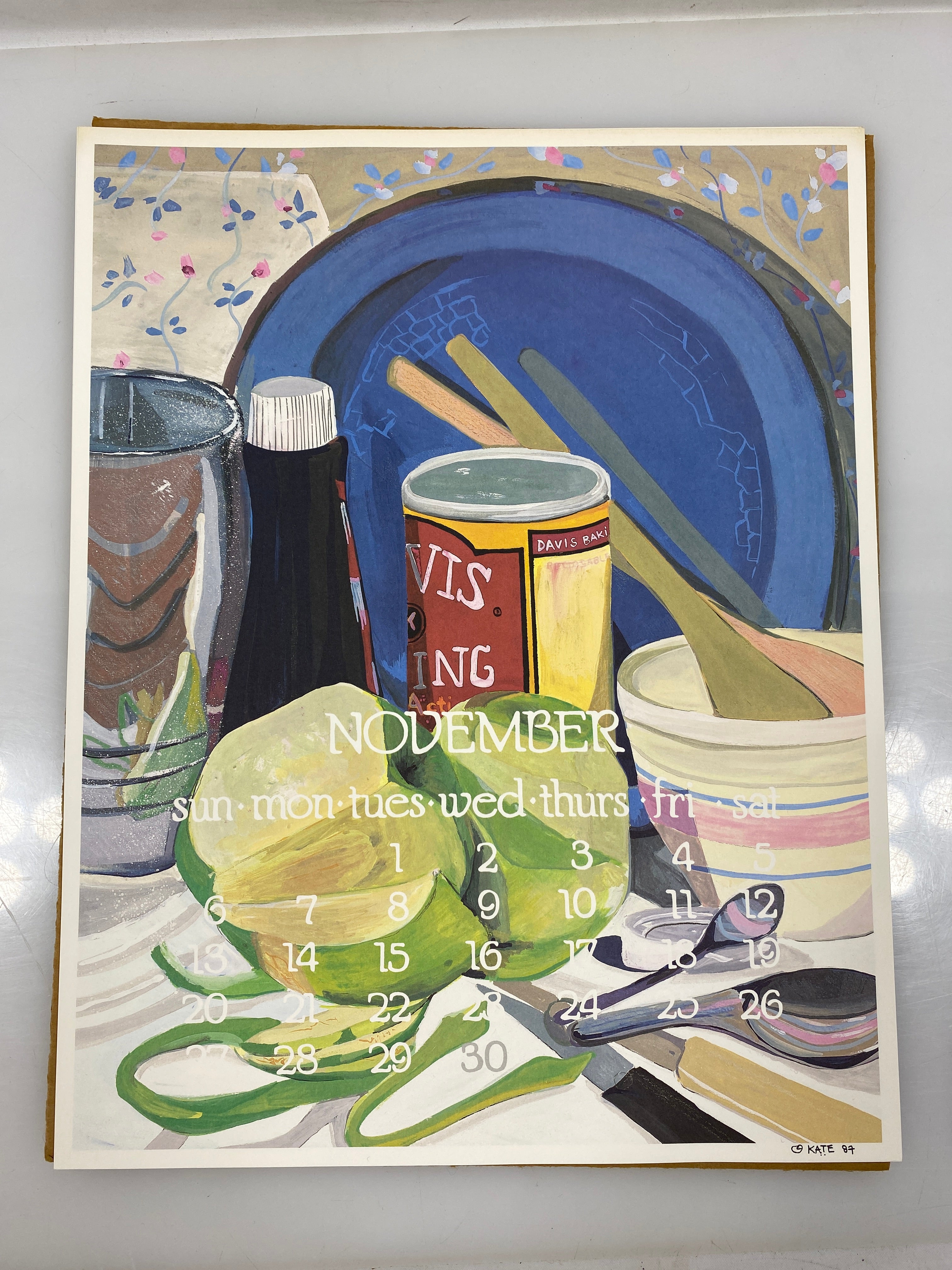 1988 Calendar Posters by Kate Libby – MSU Surplus Store
