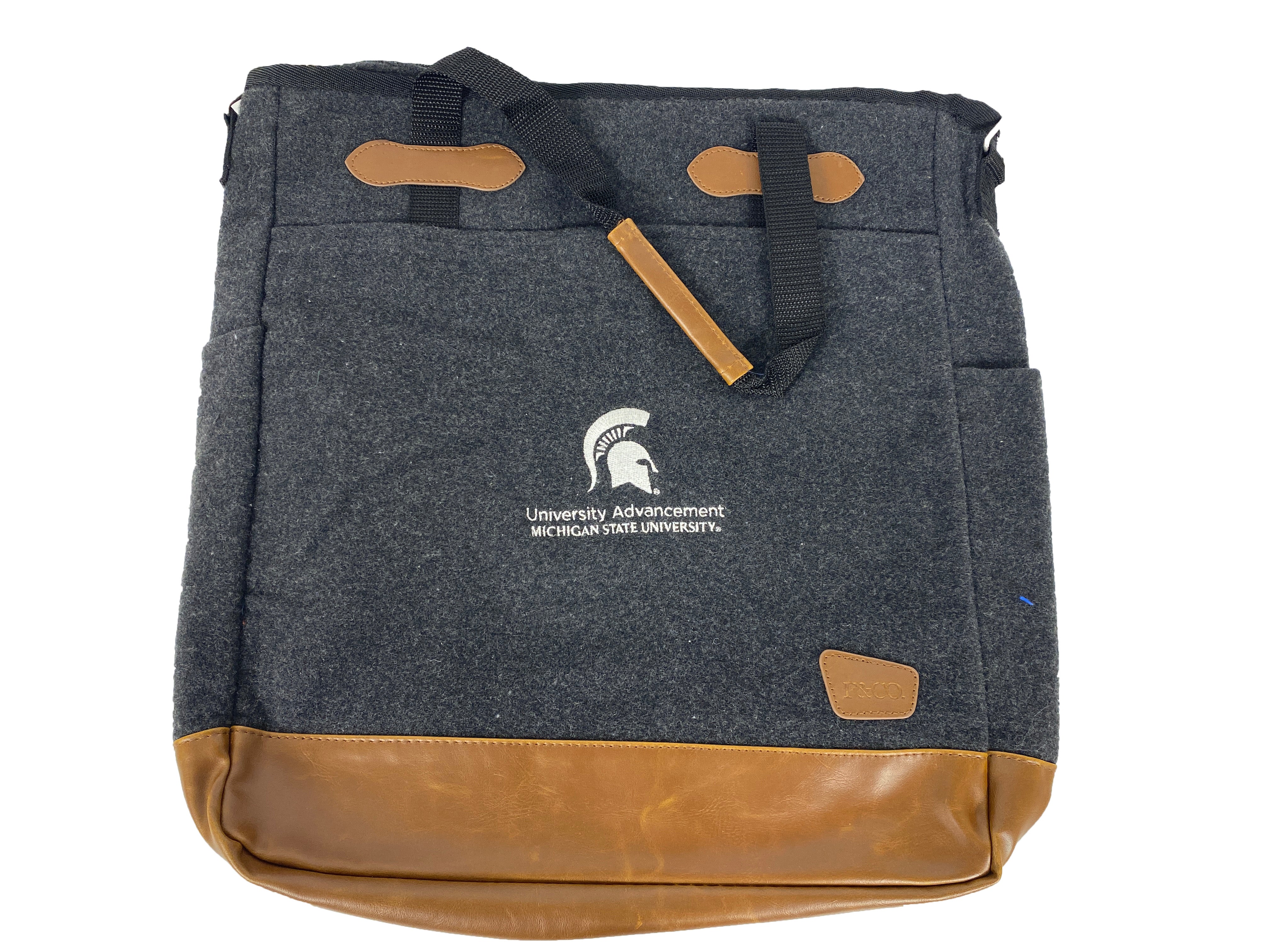 Field & Co Gray Michigan State Tote Bag