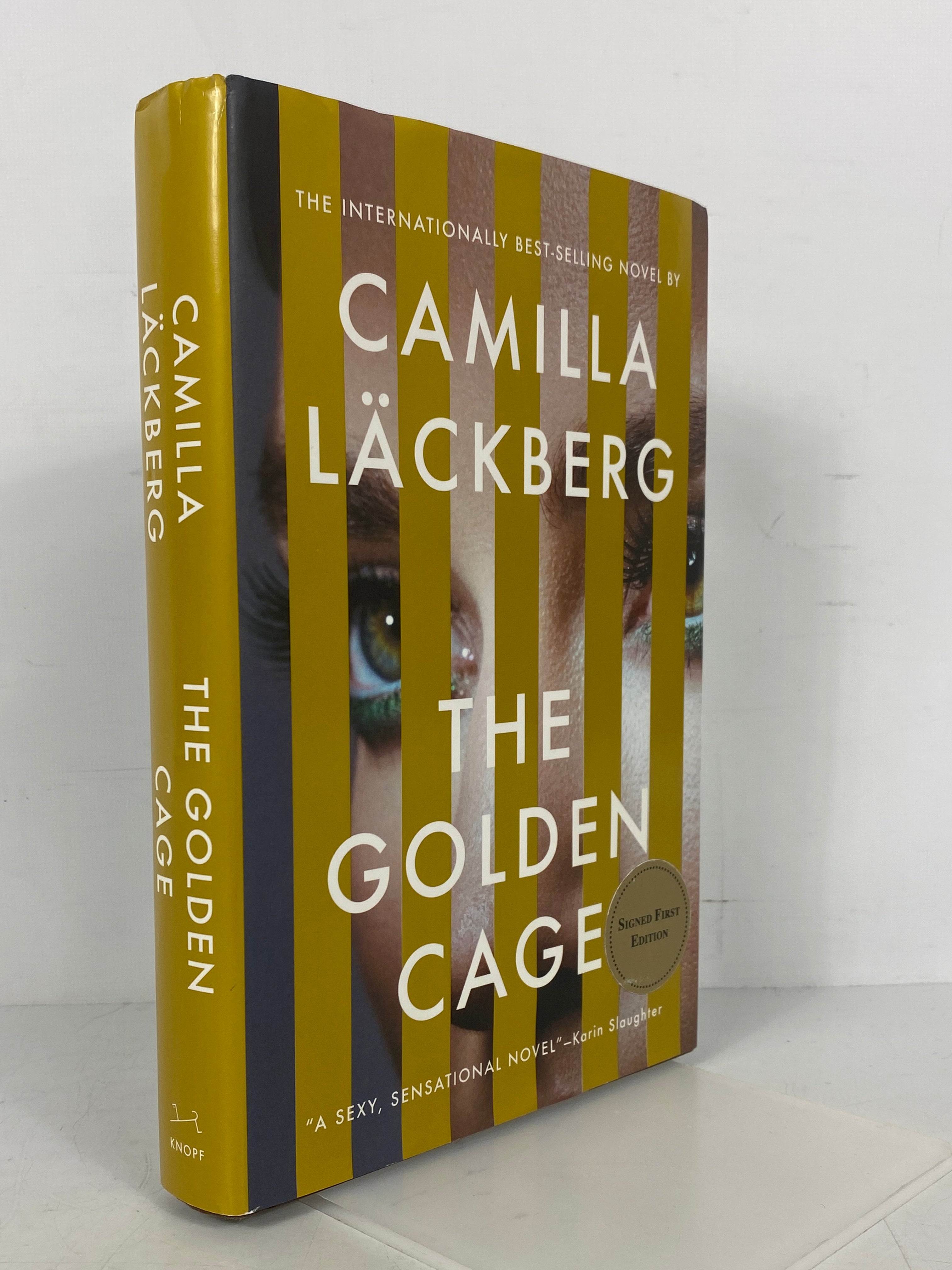 The Golden Cage Camilla Lackberg 2020 Signed First U.S. Edition HCDJ