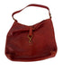 Ralph Lauren Red Leather HOBO Shoulder Bag