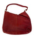 Ralph Lauren Red Leather HOBO Shoulder Bag