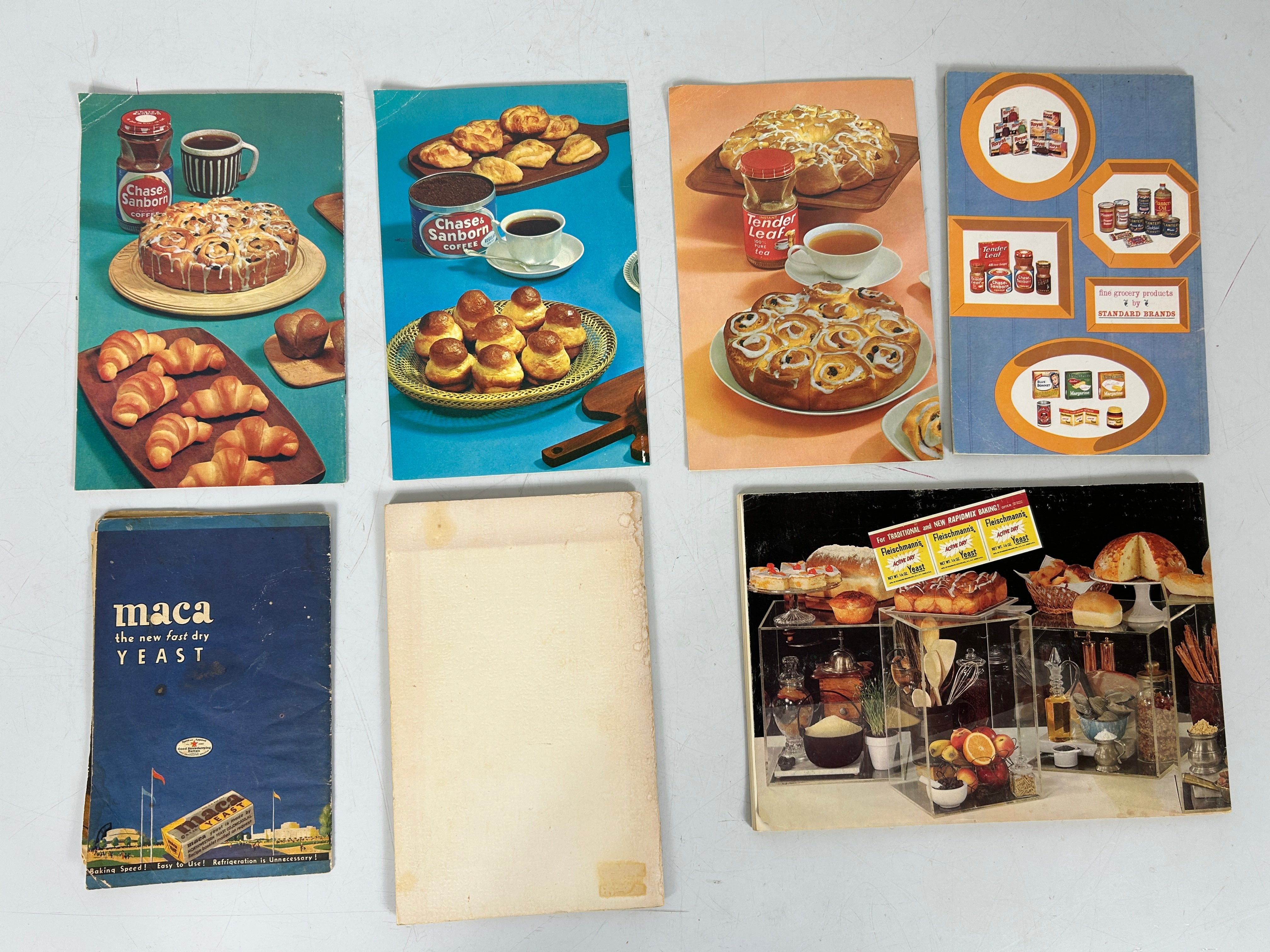 7 Vintage Bread Baking Booklets incl Fleischmann's/Northwestern Yeast Co