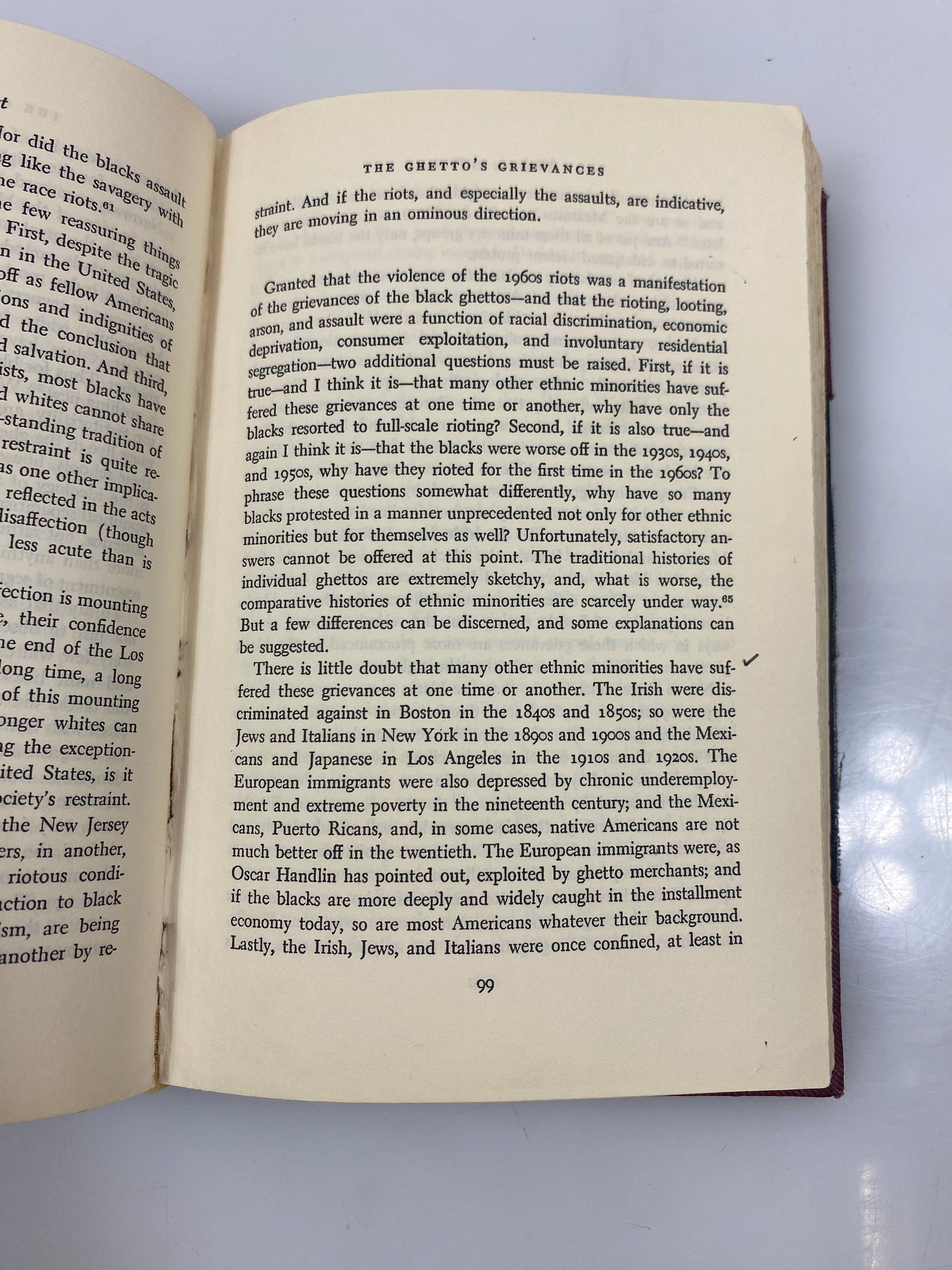 Violence as Protest by Robert Fogelson Ex-library 1971 HC