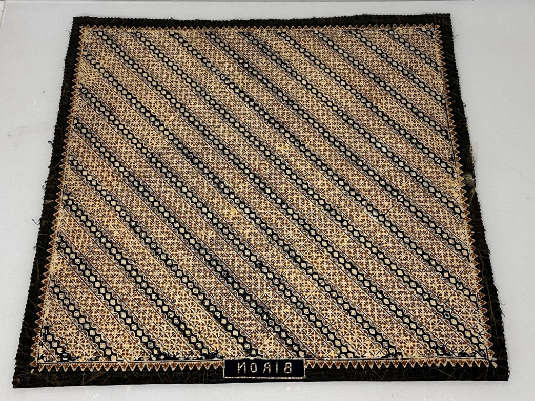 21x22 Vintage "Biron" Batik Cloth Square