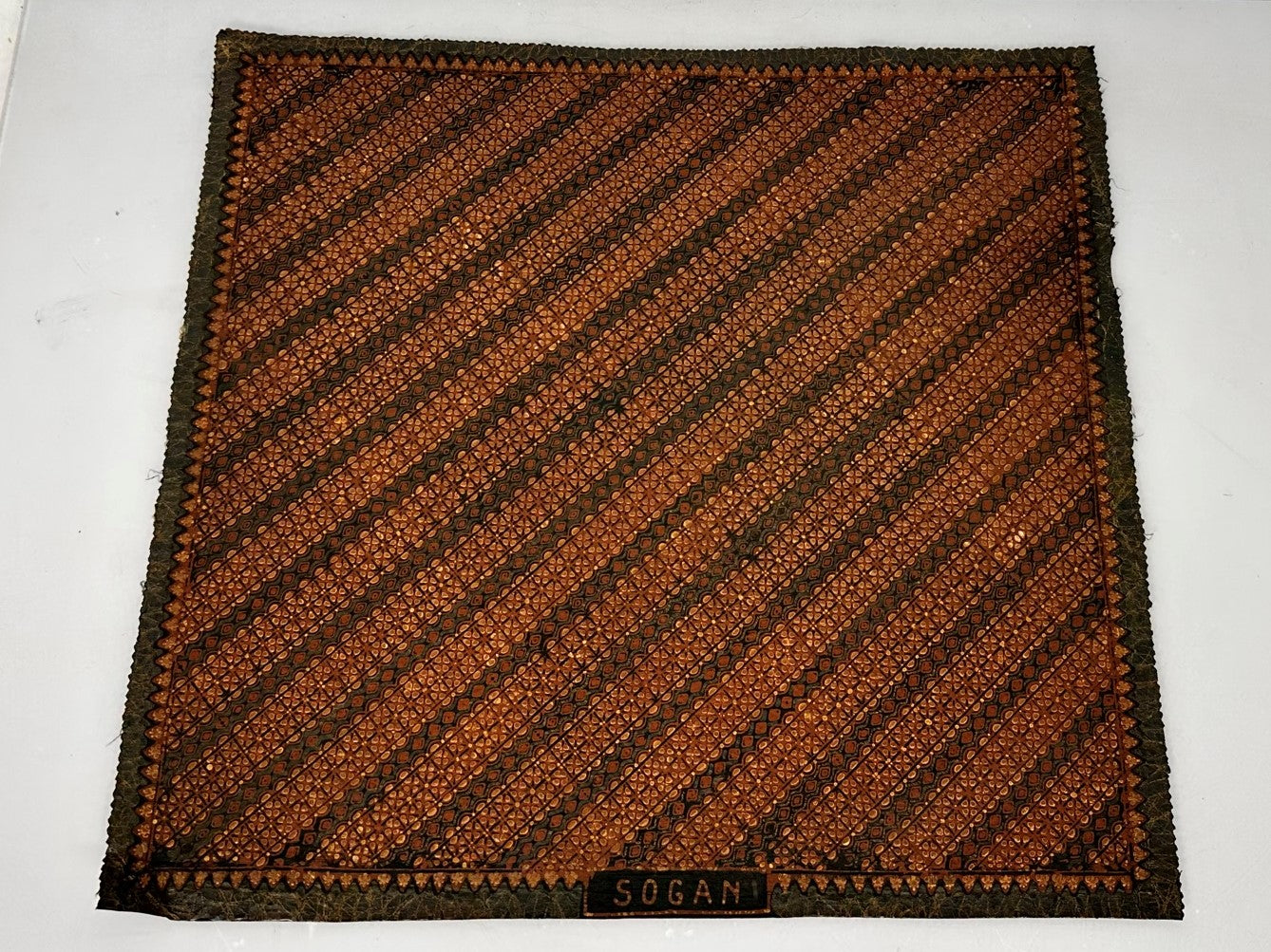 20x21 Vintage "Sogan" Batik Cloth Square