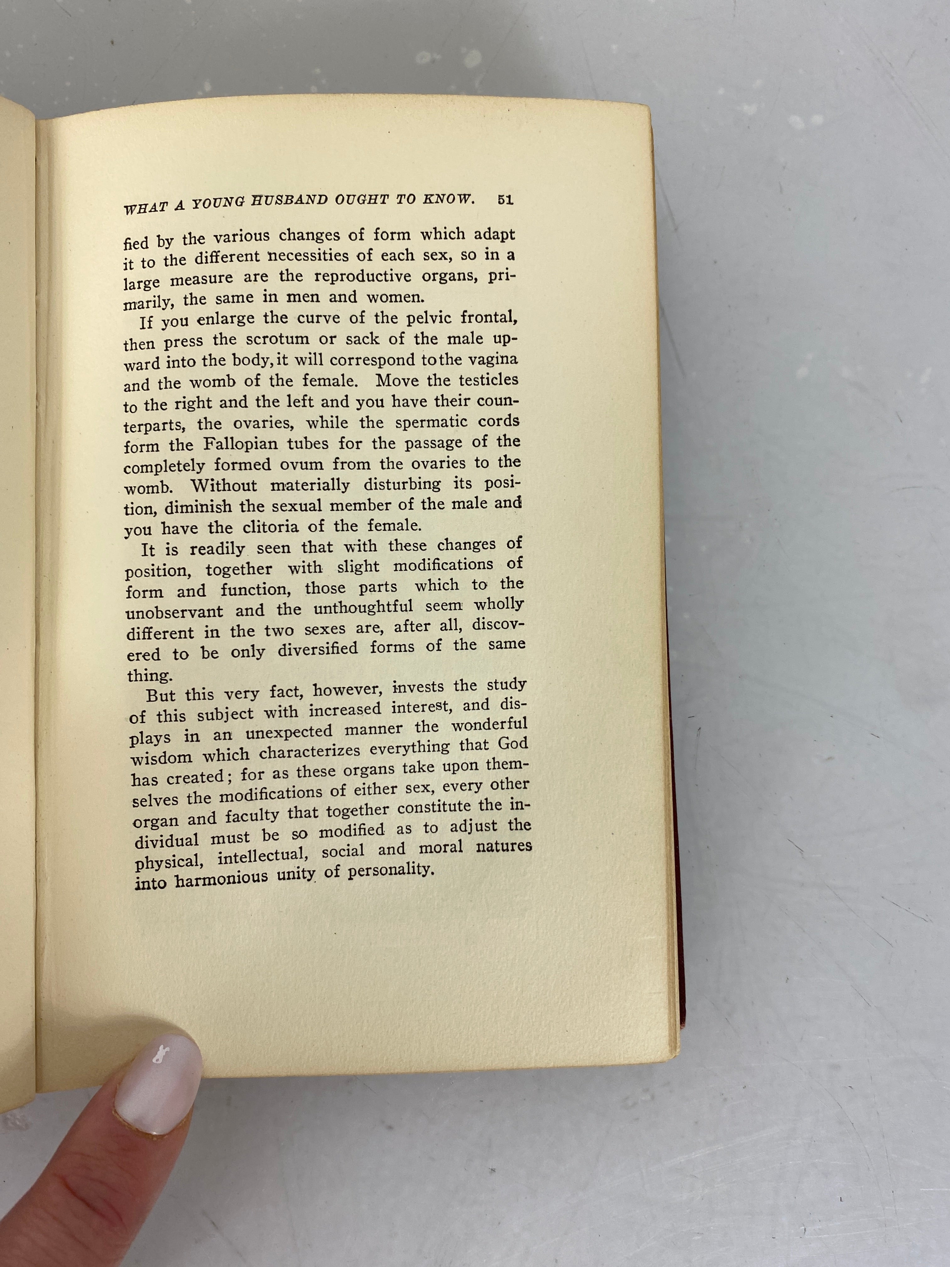 What a Young Husband Ought to Know by Sylvanus Stall 1907 HC