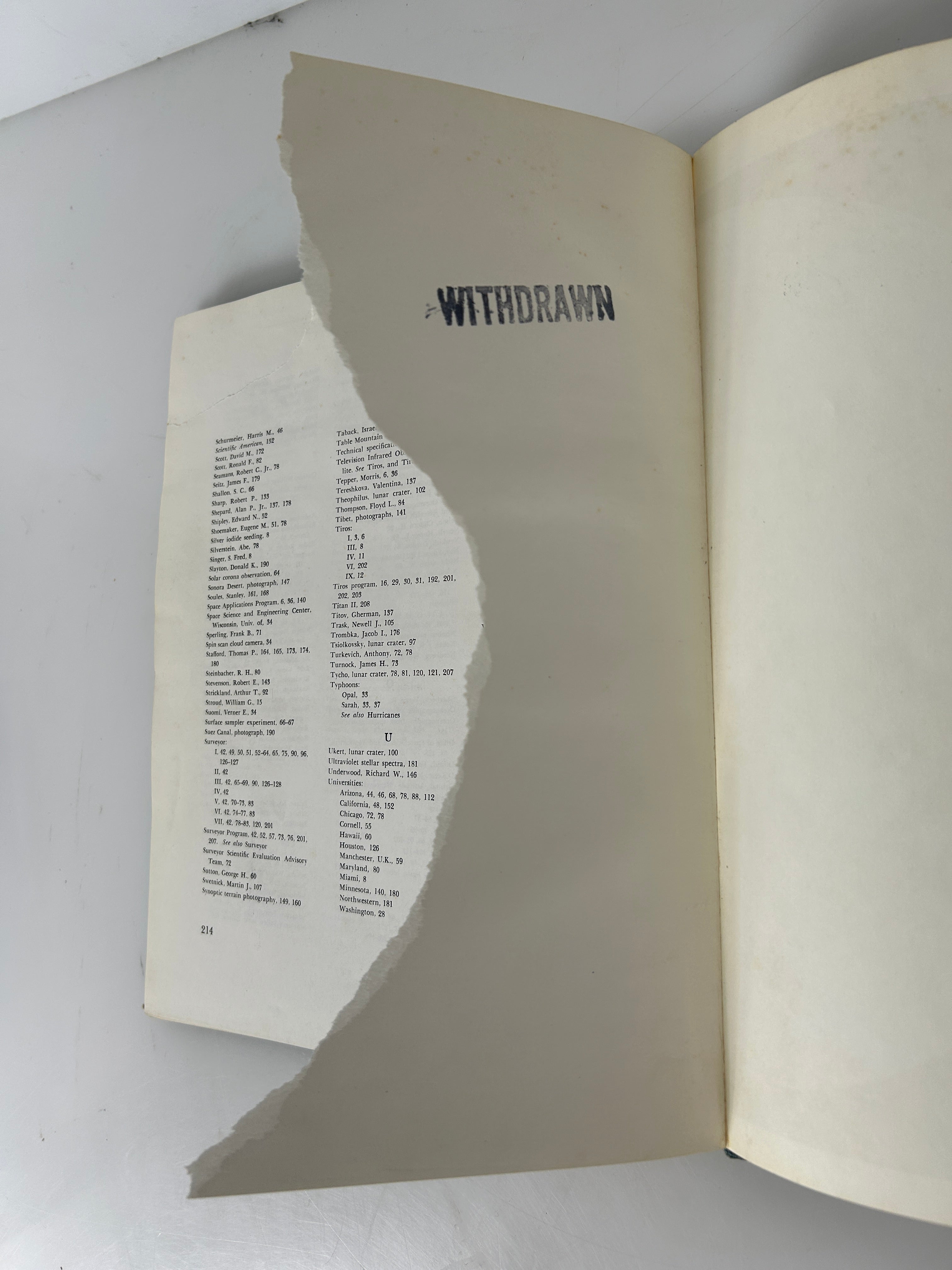 Exploring Space with a Camera Edited by Edgar M. Cortright NASA 1968 HC