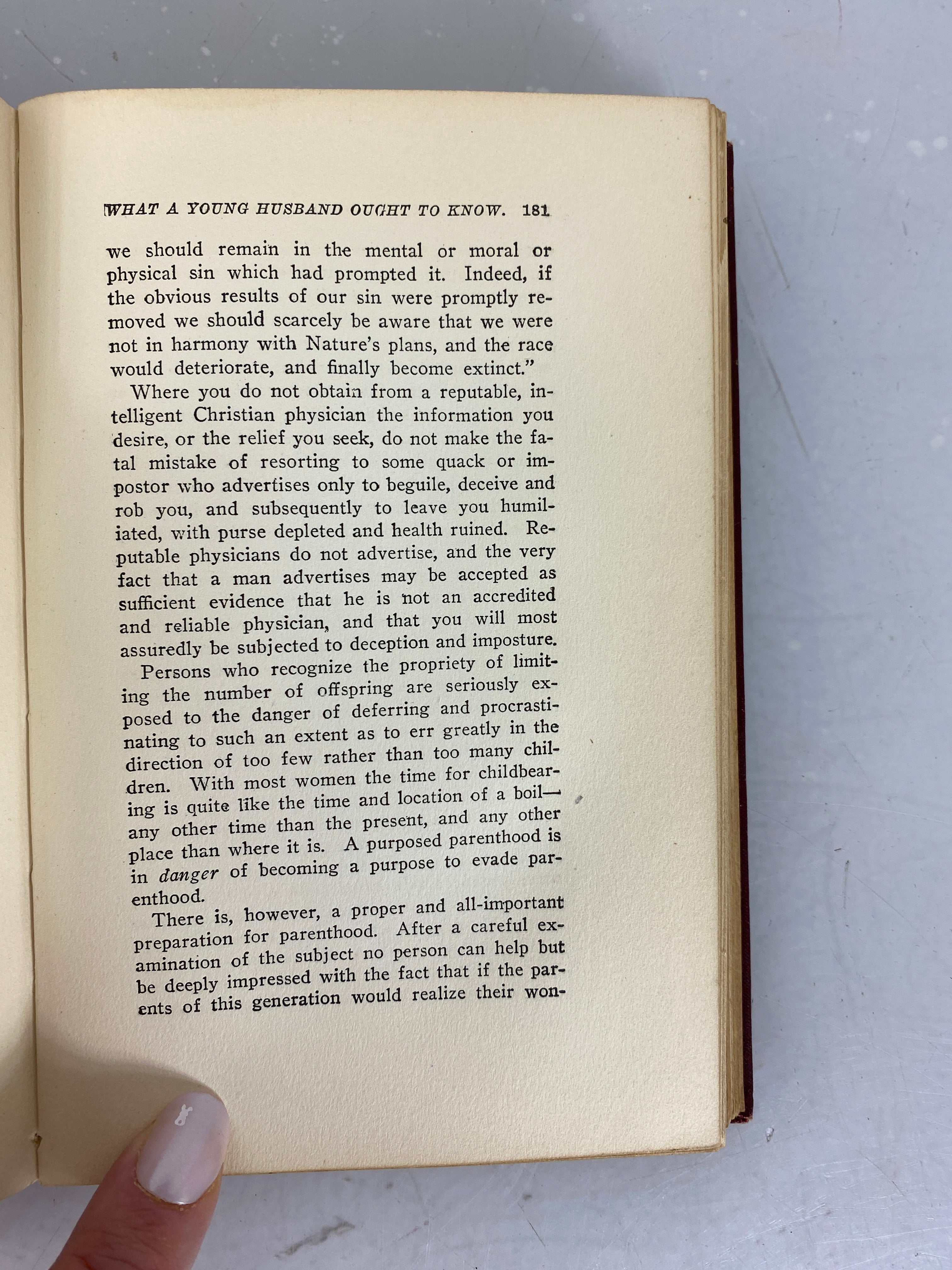 What a Young Husband Ought to Know by Sylvanus Stall 1907 HC