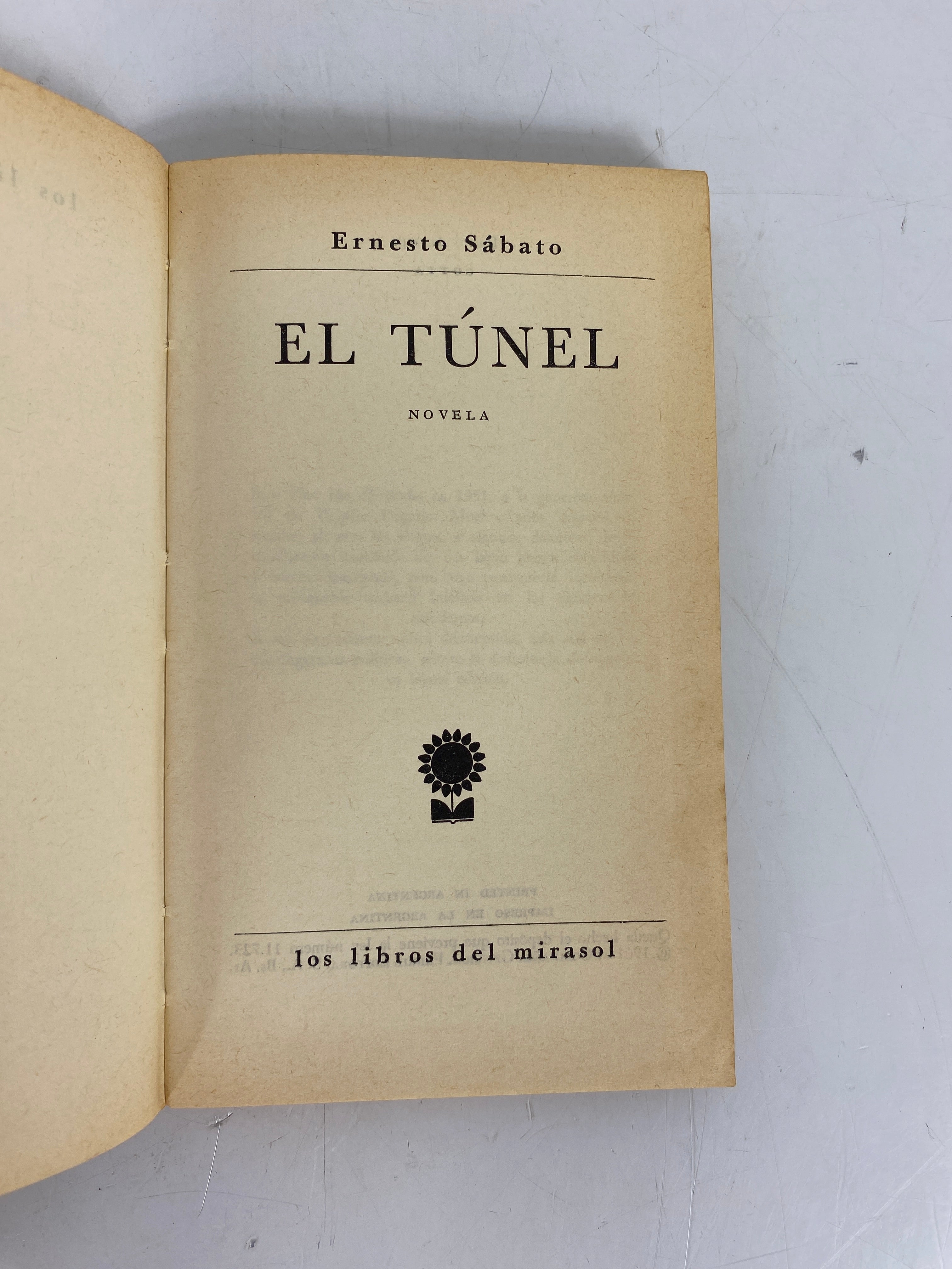 3 Ernesto Sabato Vols: Uno y El Universo/El Tunel/Heterodoxia Inscribed SC