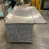 PRS Stainless Steel Prep Table with 4 Cabinet Doors and Table Extender