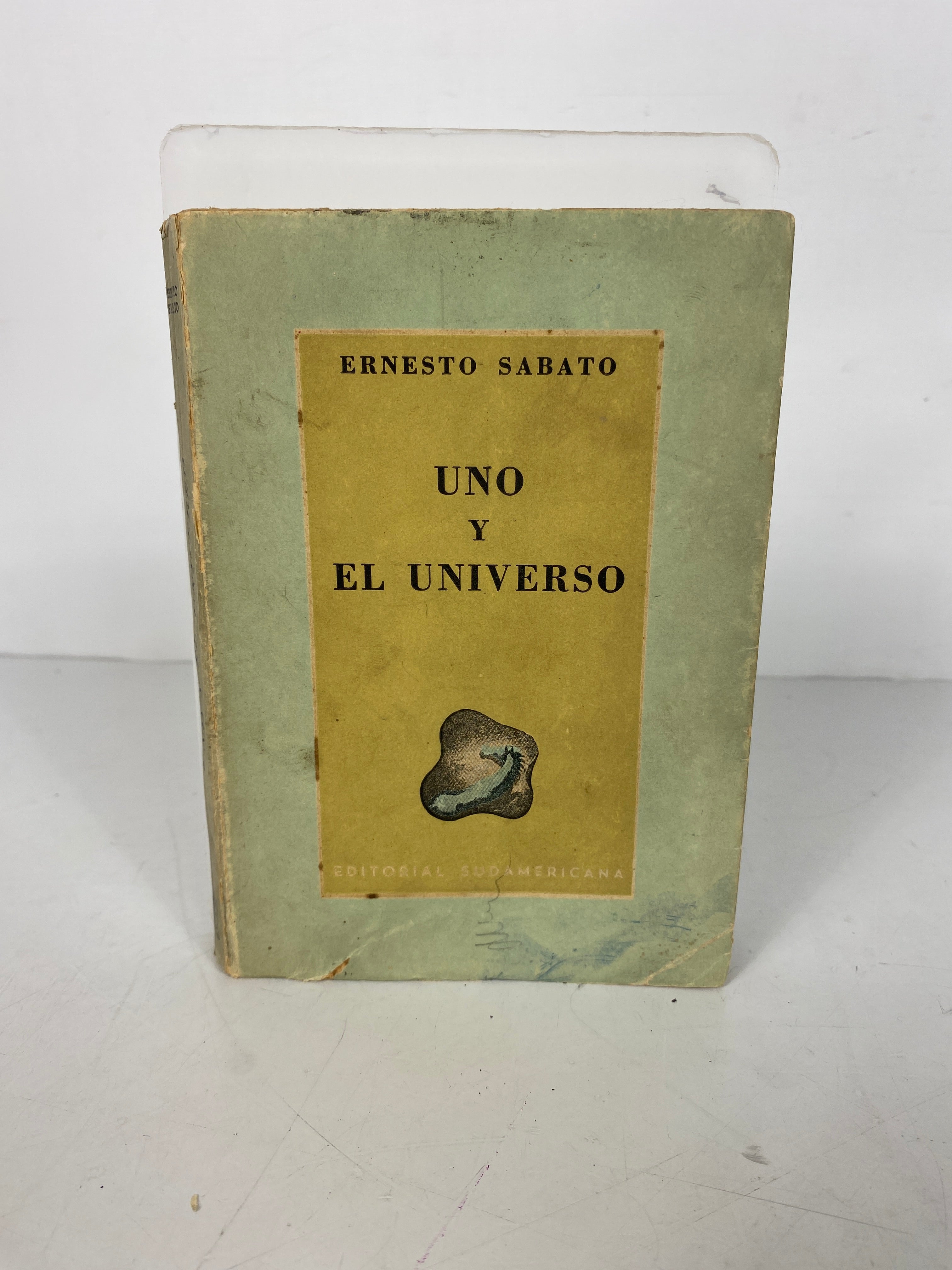 3 Ernesto Sabato Vols: Uno y El Universo/El Tunel/Heterodoxia Inscribed SC