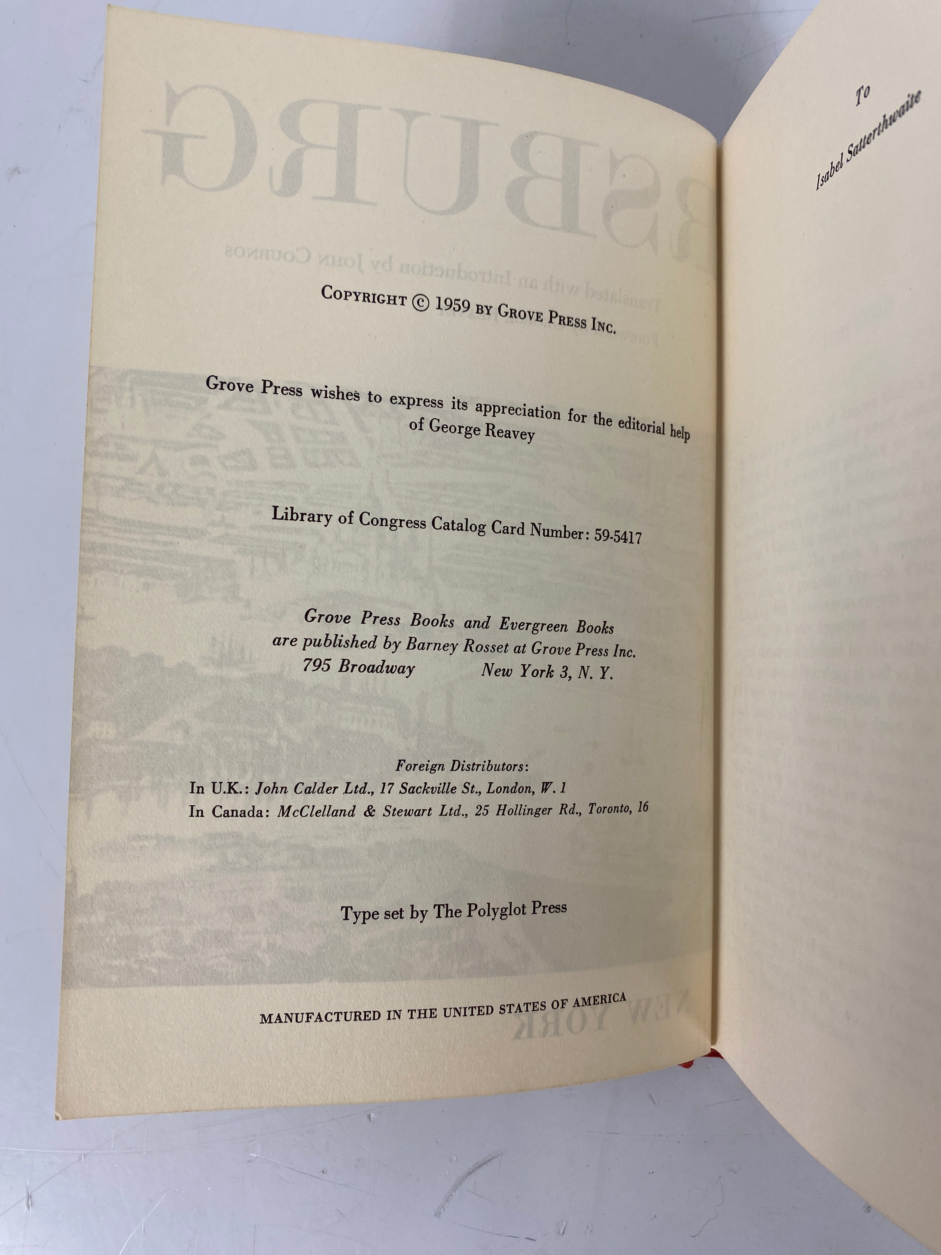 St. Petersburg by Andrey Biely 1959 1st Ed Translated HCDJ