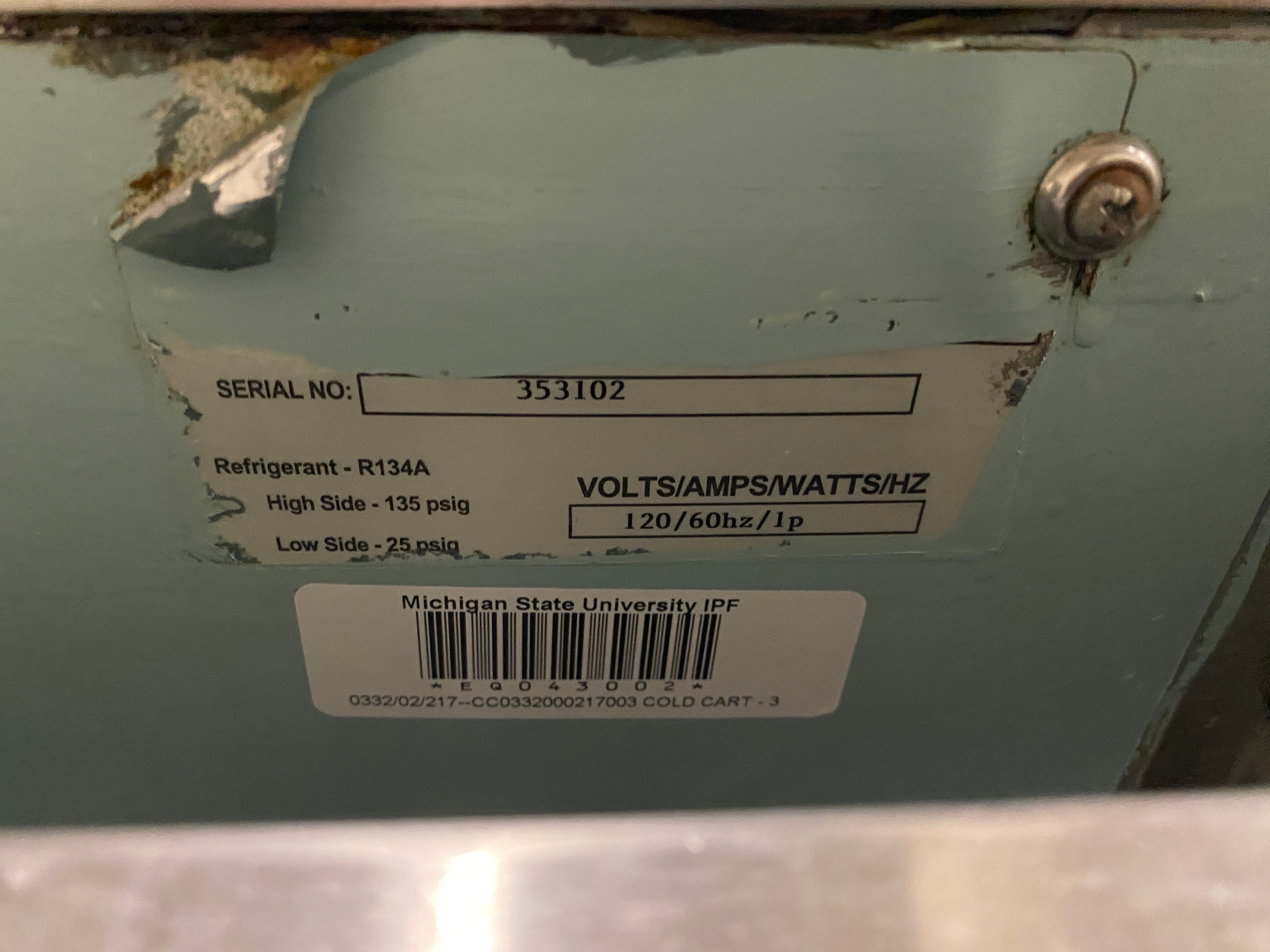 Carter-Hoffmann #R134A Hot Food/Buffet Cart