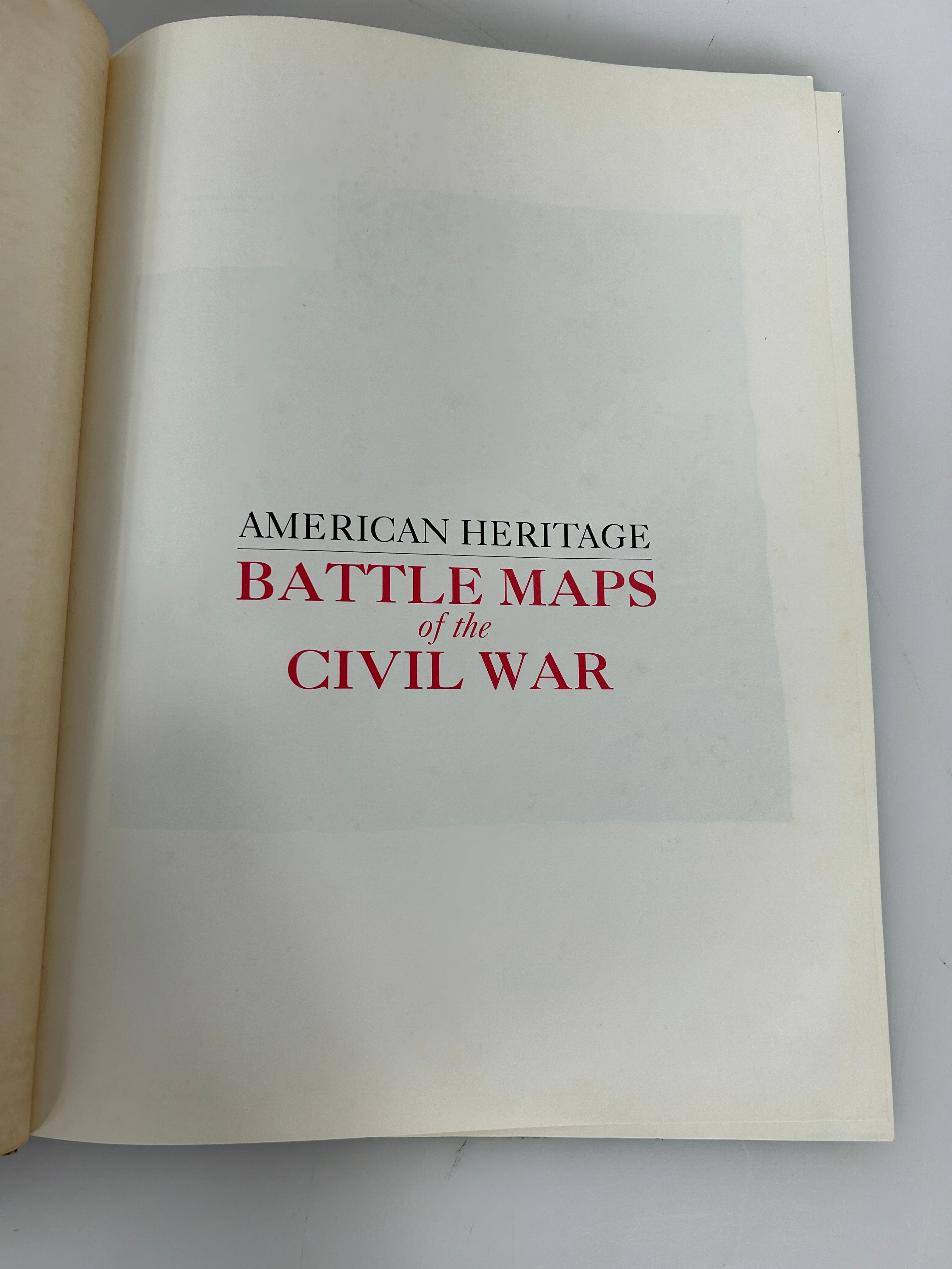 Battle Maps of the Civil War Richard O'Shea Council of Oaks Books 1992 HC