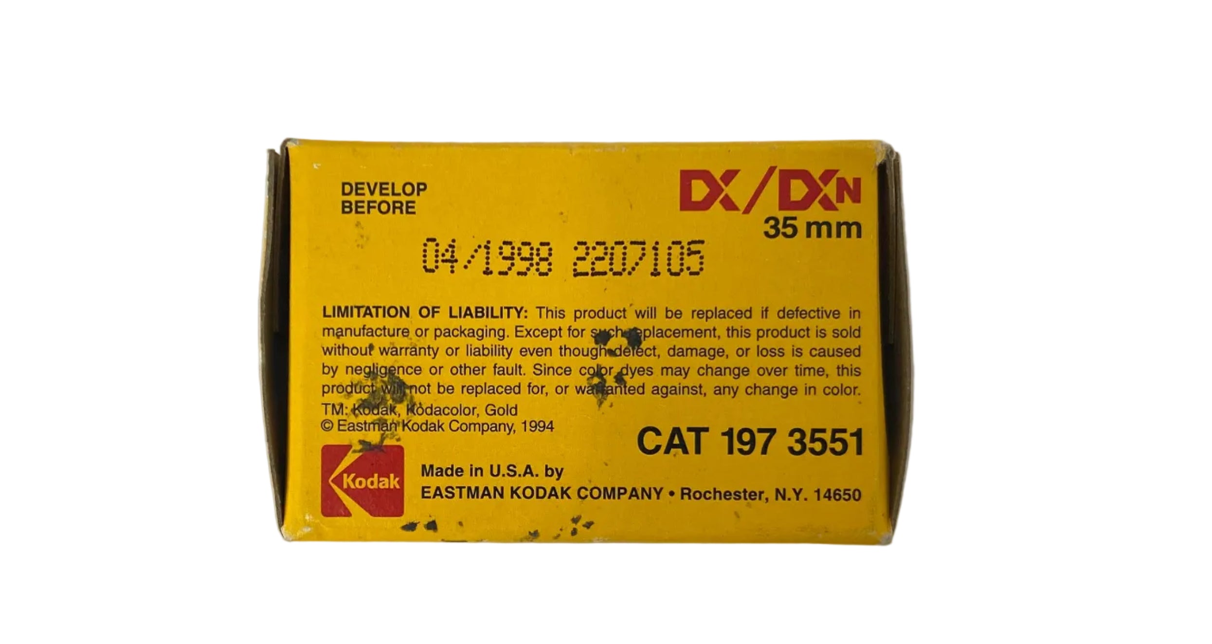 Kodak Gold 400 GC-135-24 EXP. 24 Film *Expired*