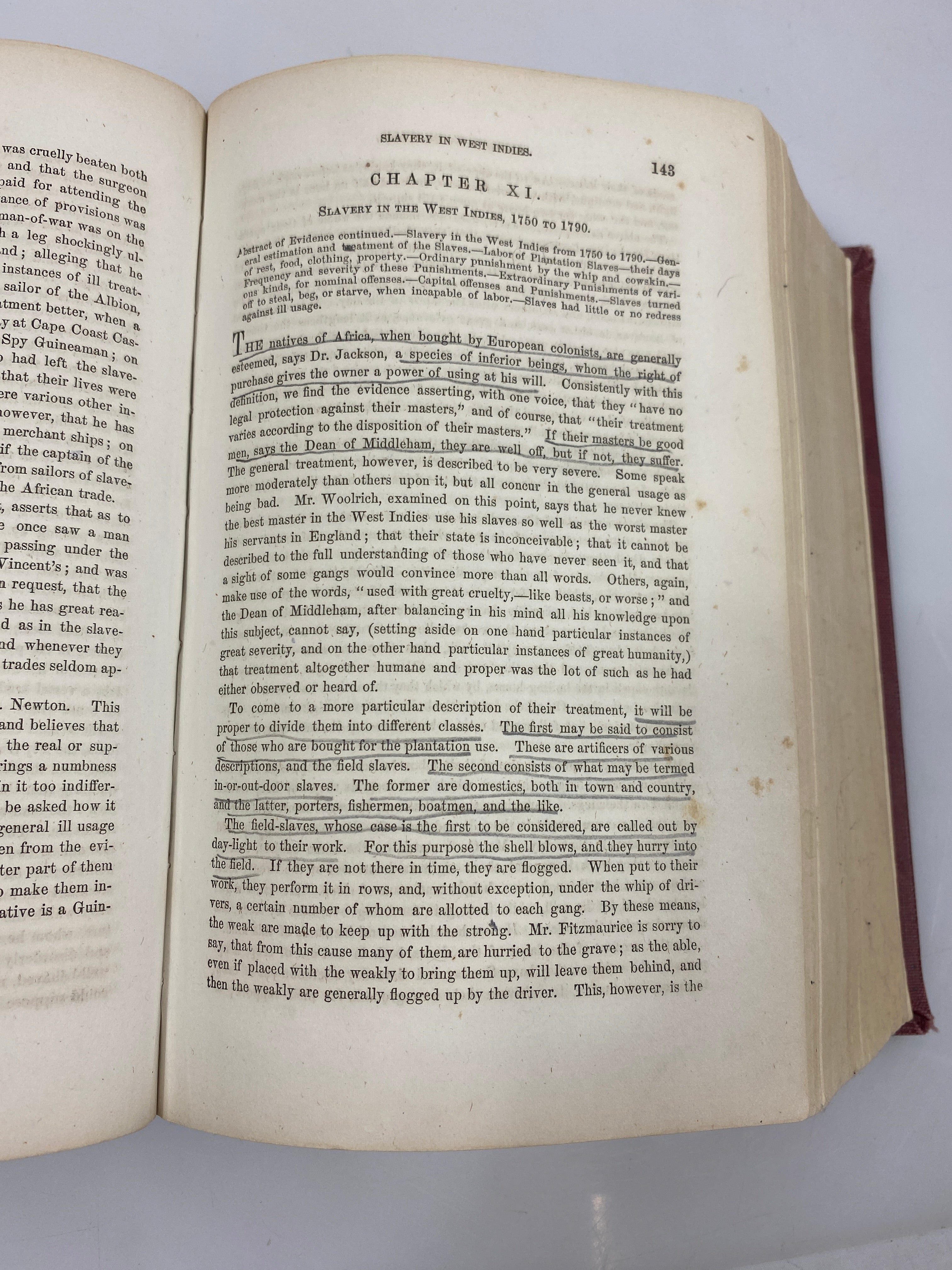 The History of Slavery and the Slave Trade by Blake Ex-library 1861 HC