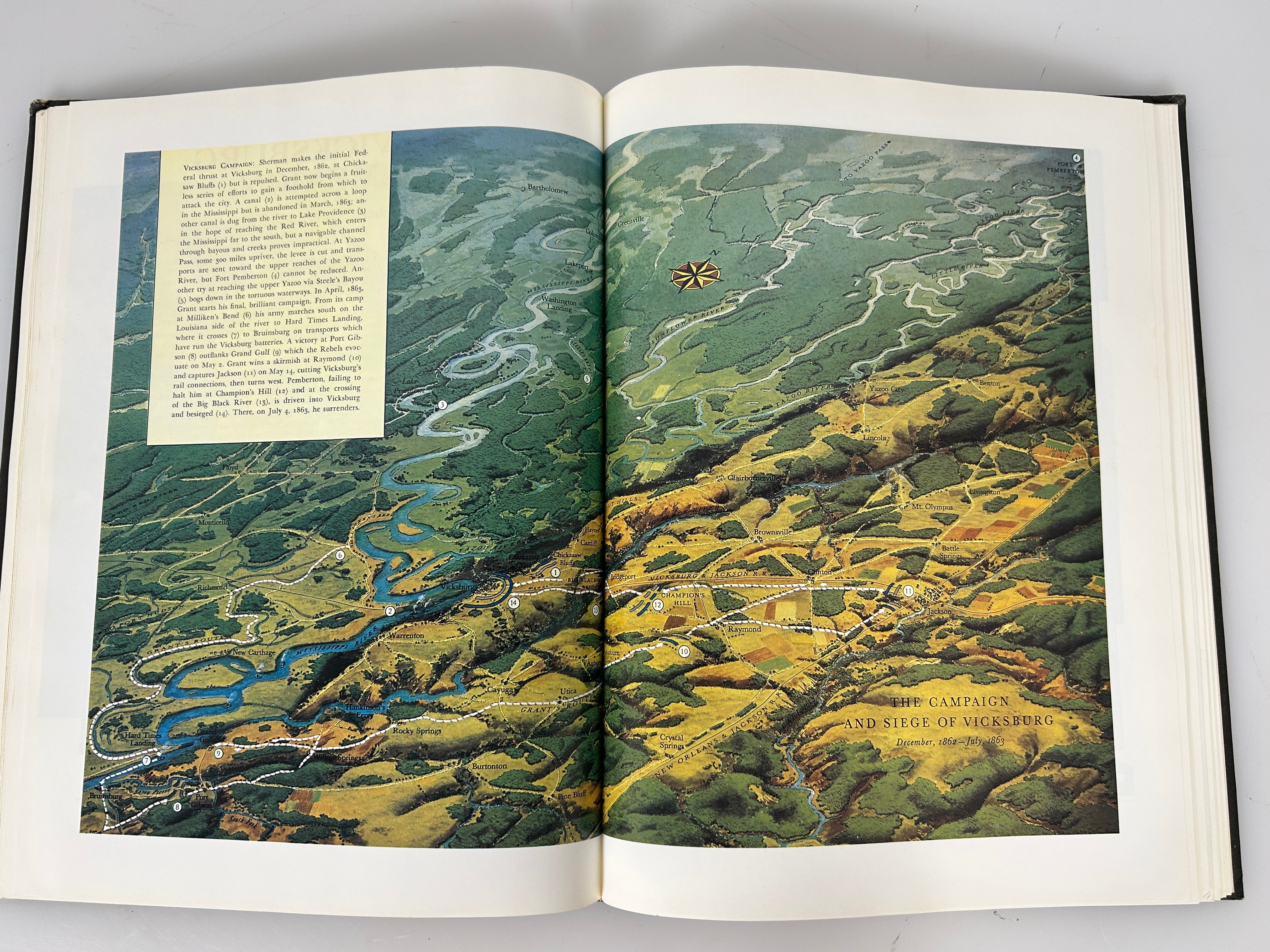 Battle Maps of the Civil War Richard O'Shea Council of Oaks Books 1992 HC