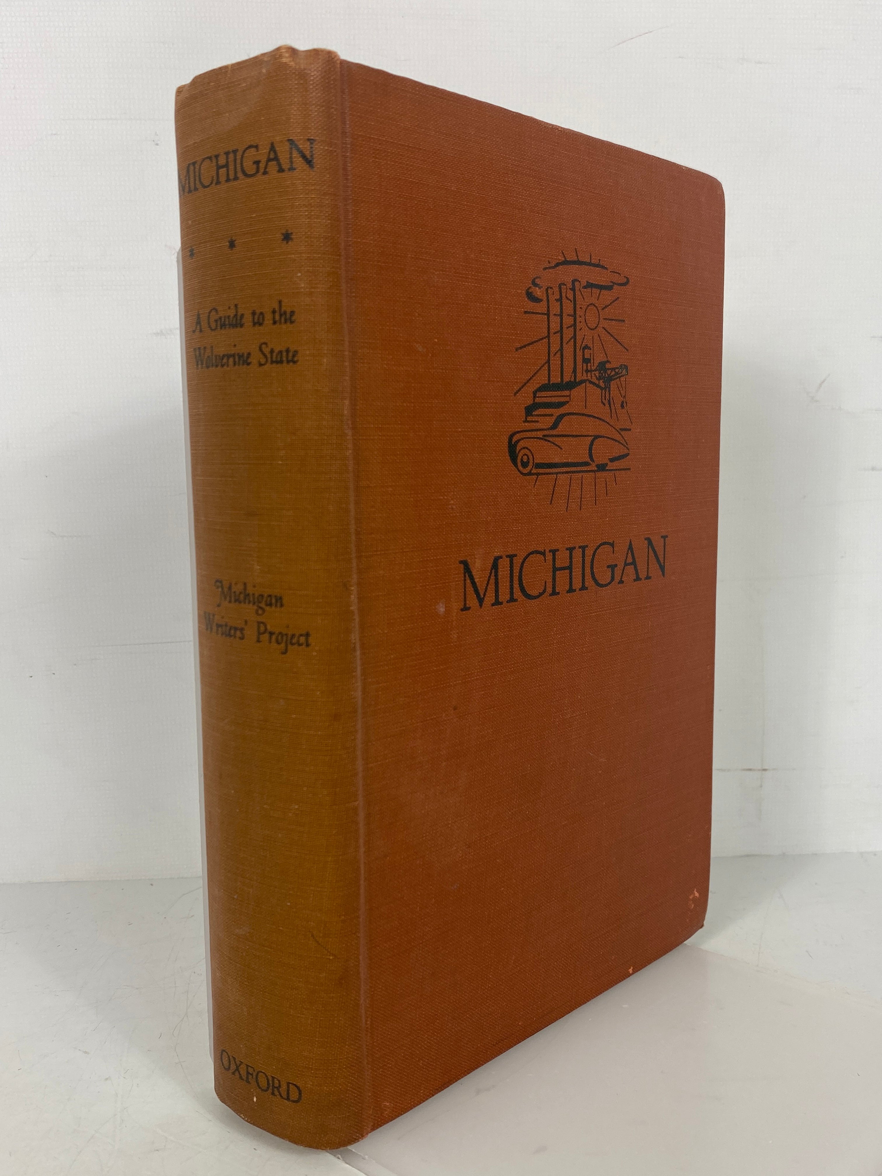 Michigan A Guide to the Wolverine State 1949 5th Printing HC