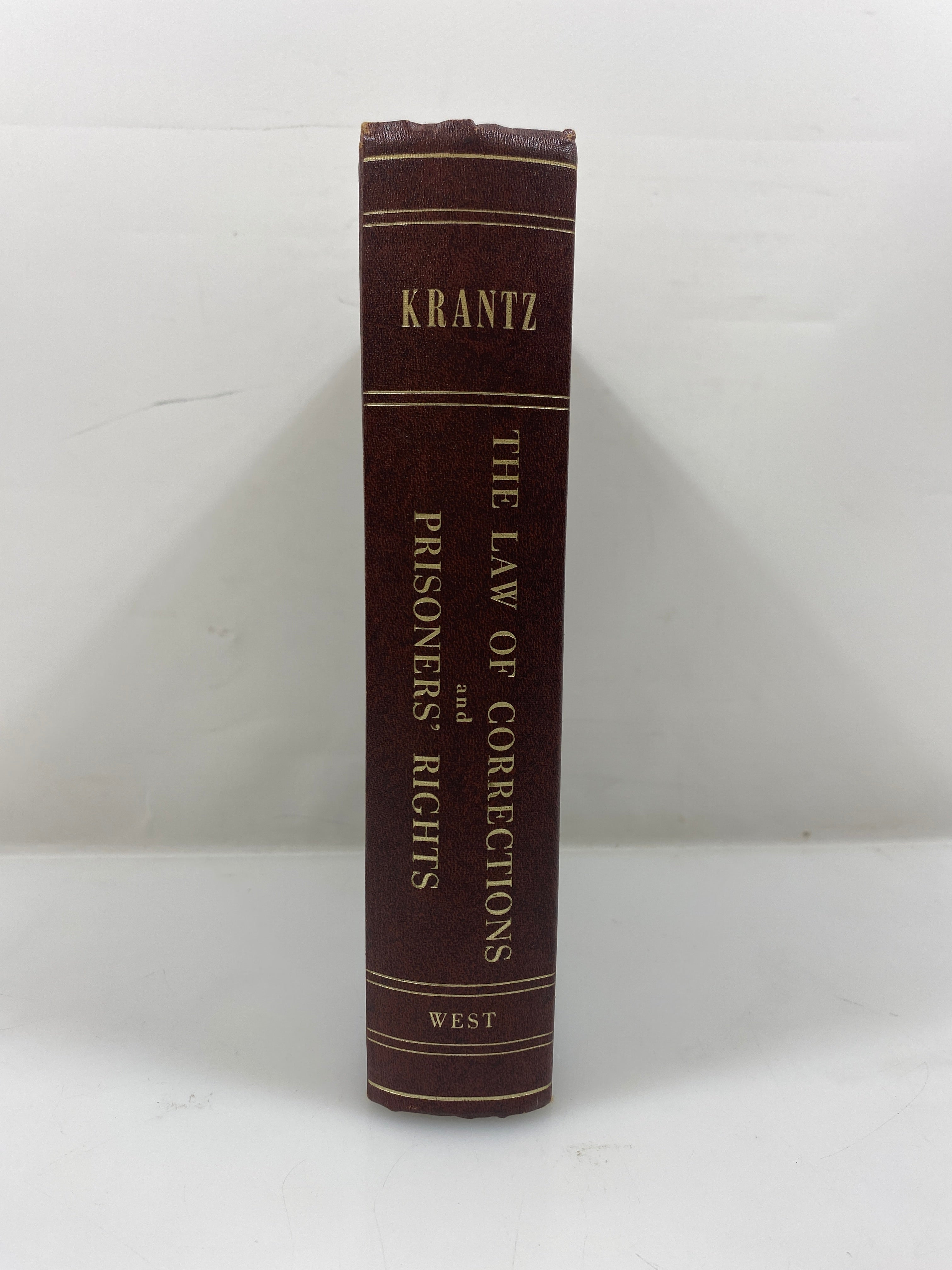 The Law of Corrections and Prisoners' Rights by Krantz 1973 HC