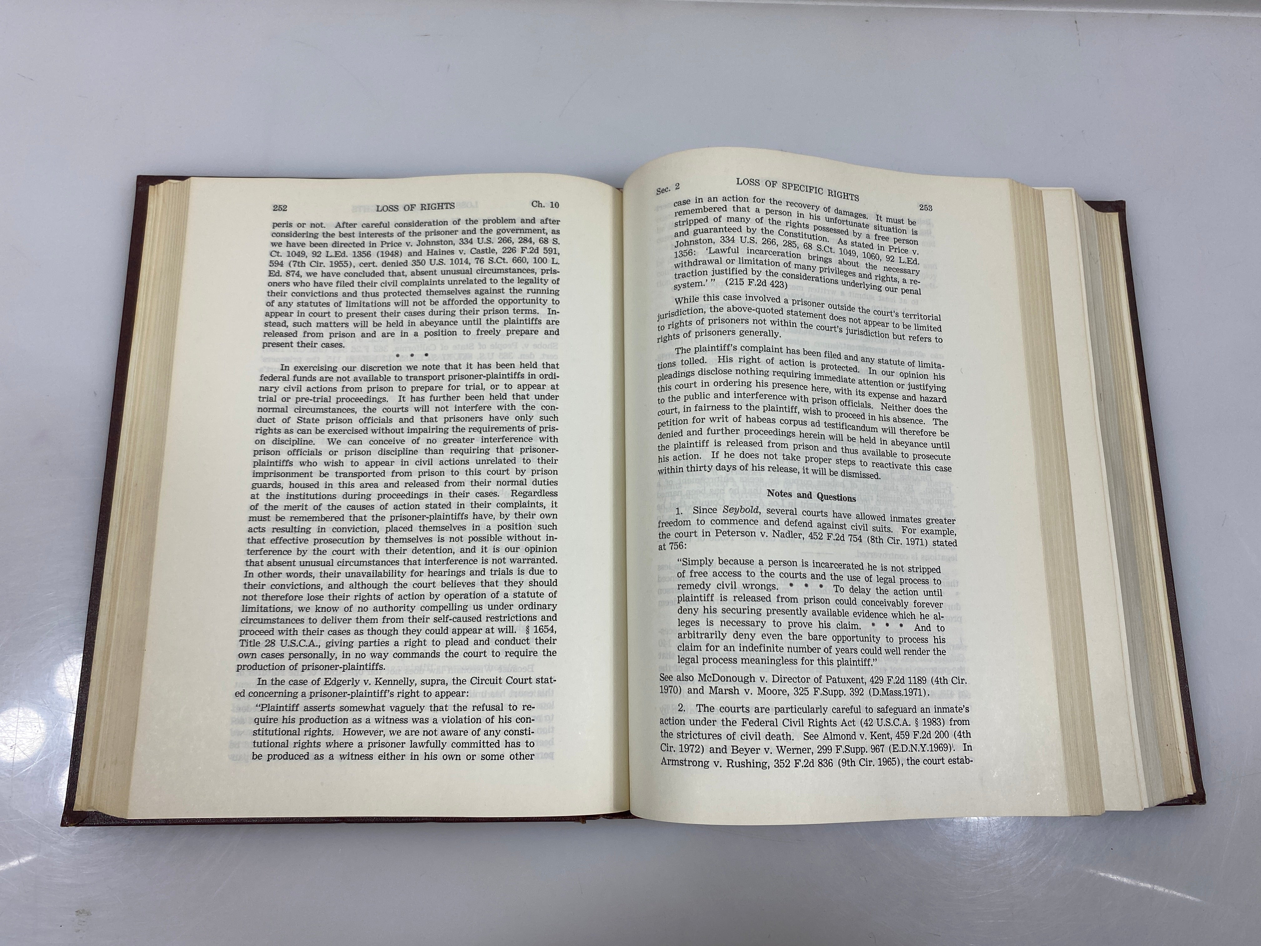 The Law of Corrections and Prisoners' Rights by Krantz 1973 HC