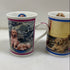 Set of 4 Danbury Mint Golden Retriever Porcelain Collector Mugs