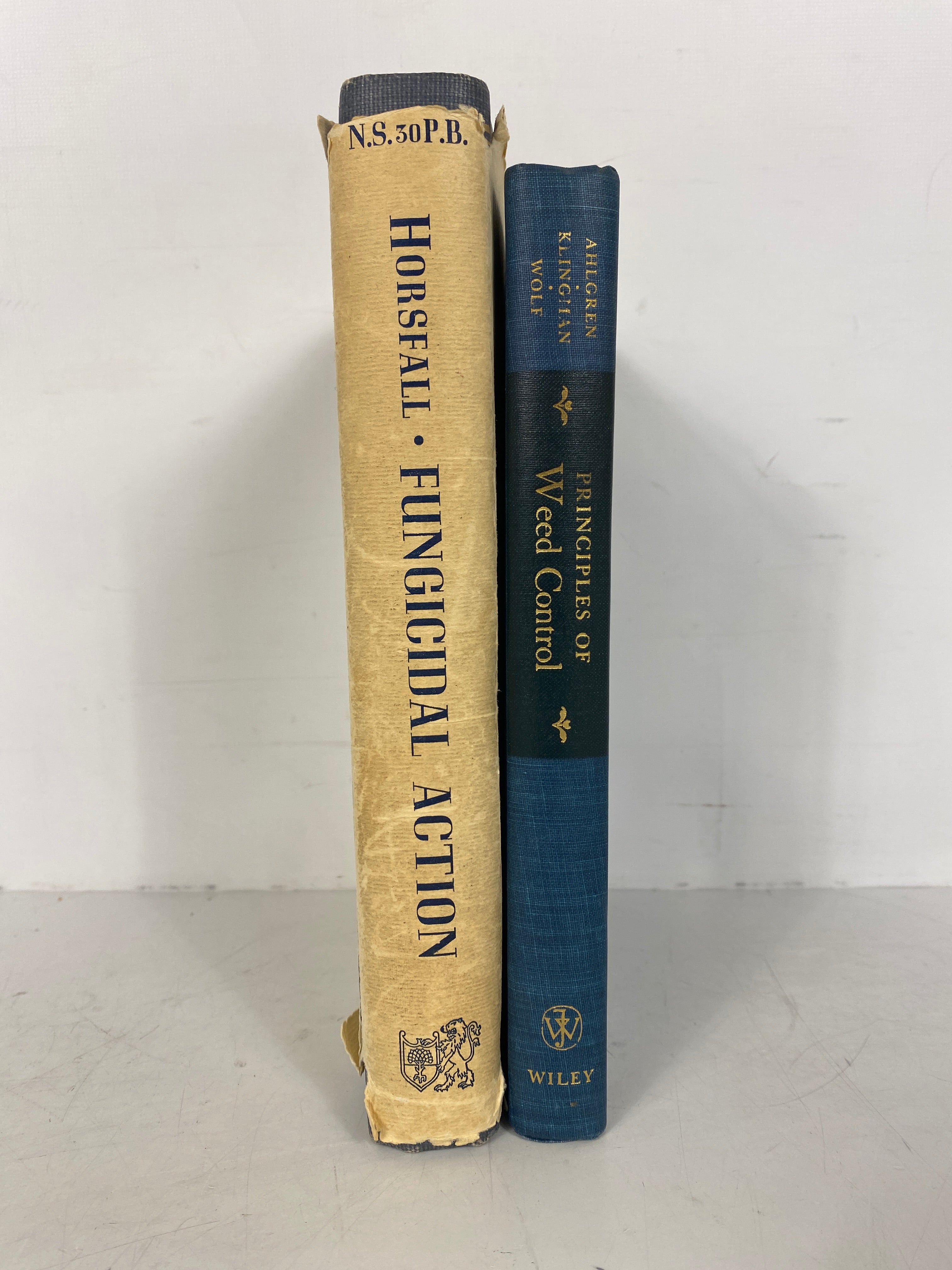 2 Vols: Principles of Weed Control/Principles of Fungicidal Action 1951-56