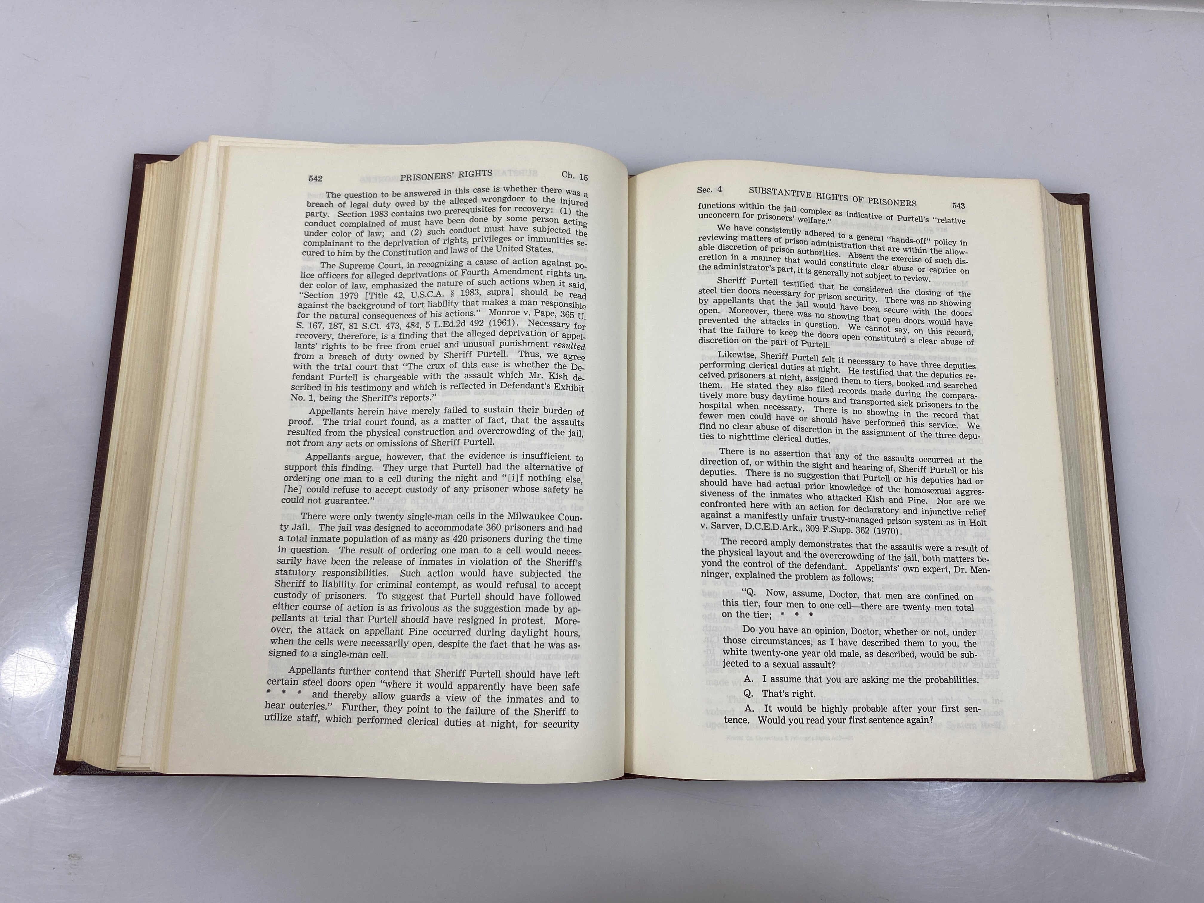 The Law of Corrections and Prisoners' Rights by Krantz 1973 HC