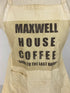 Vintage Grocer Apron with Maxwell House Coffee Advertisement