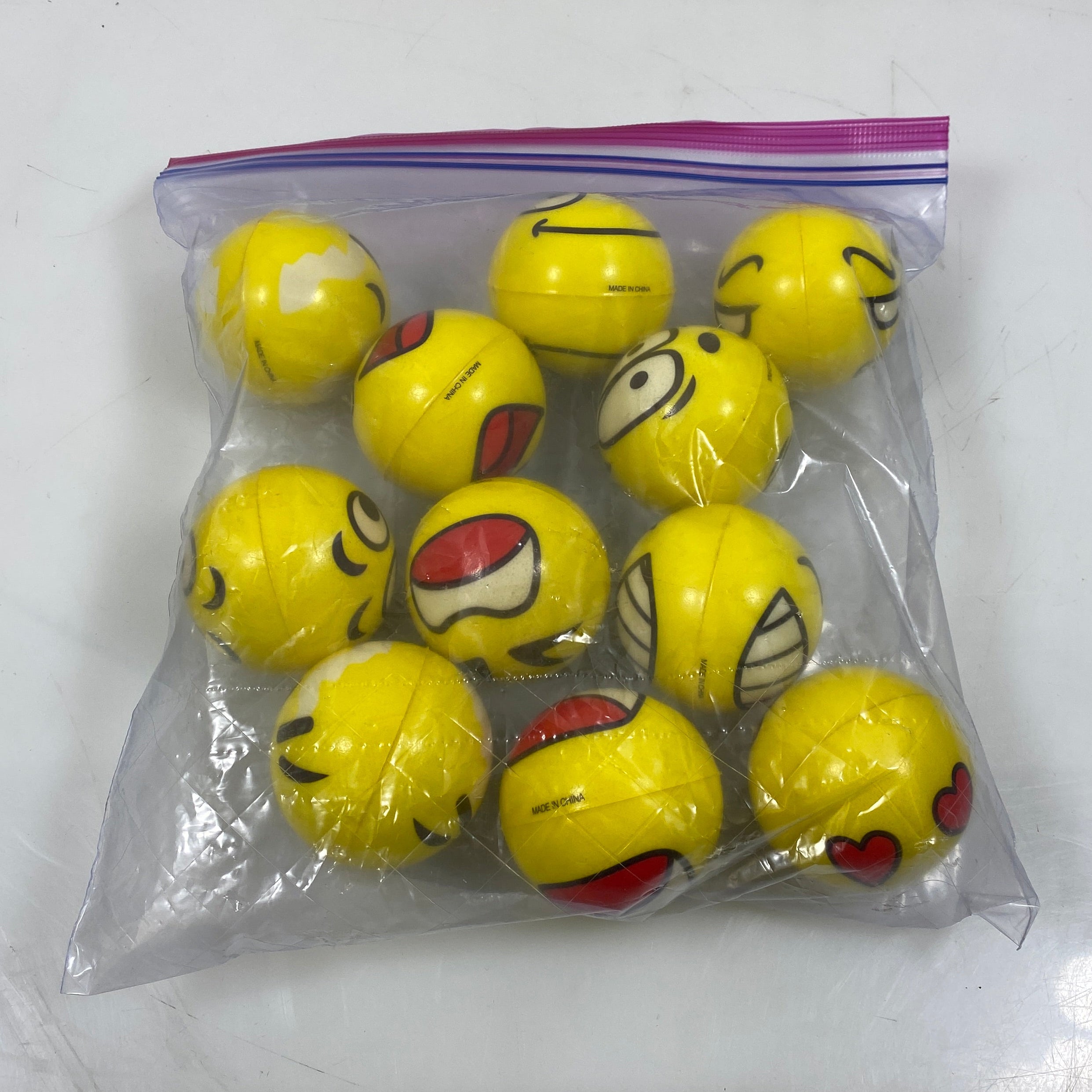 Lot of 11 Emoji Stress Balls