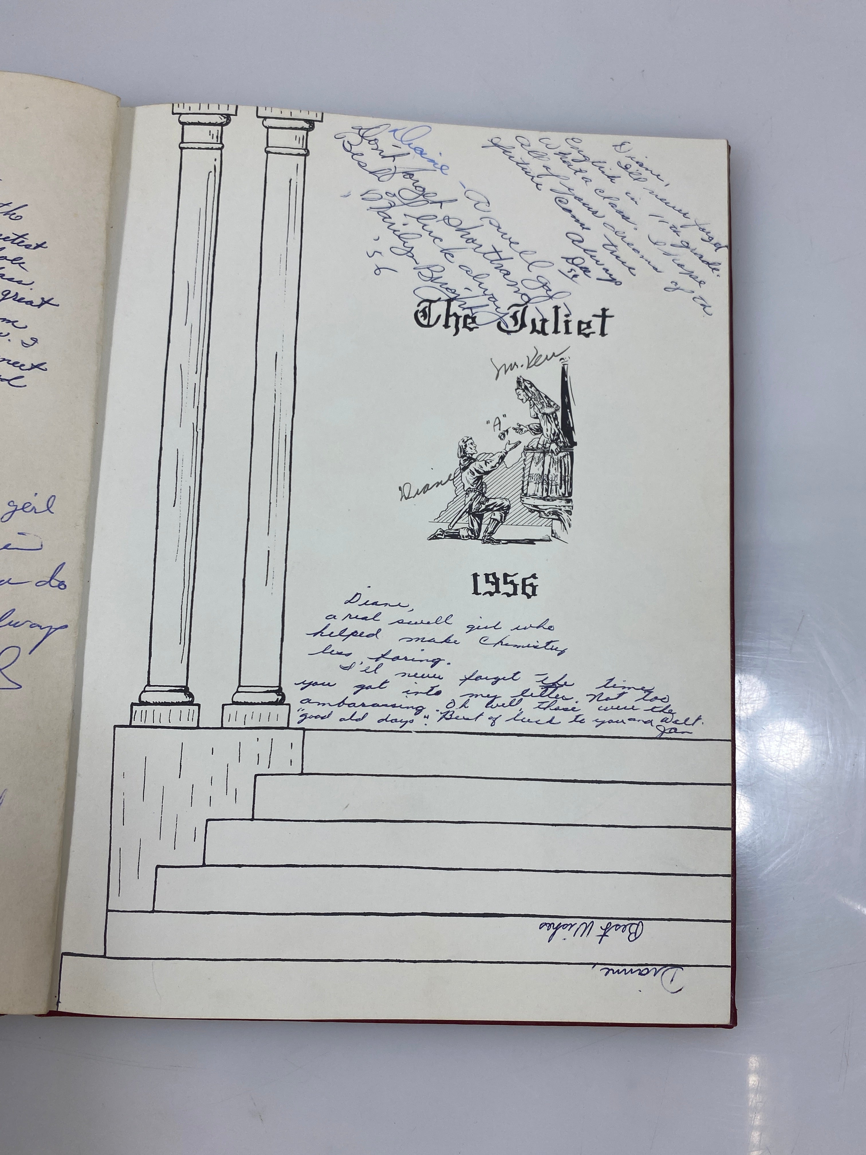 1956 "The Juliet" Romeo High School Yearbook Romeo MI HC