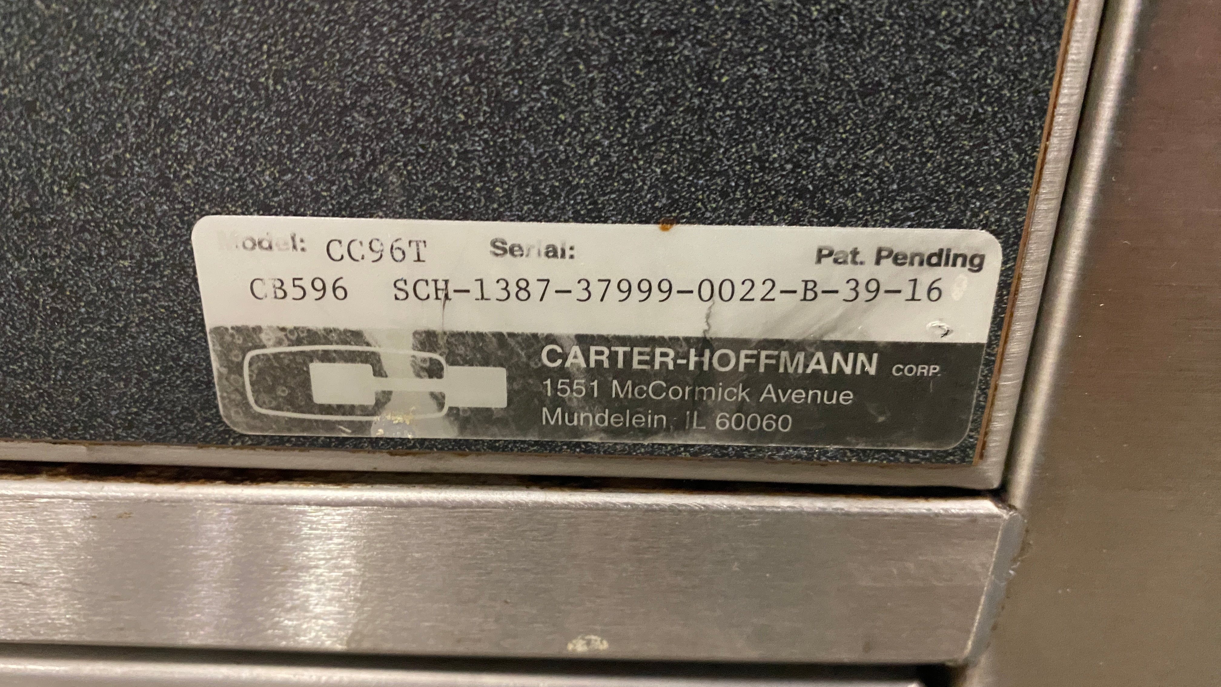Carter Hoffman Stainless Steel 5 Door Prep Table