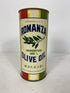 Vintage ROMANZA Olive Oil Tin Can 32 OZ