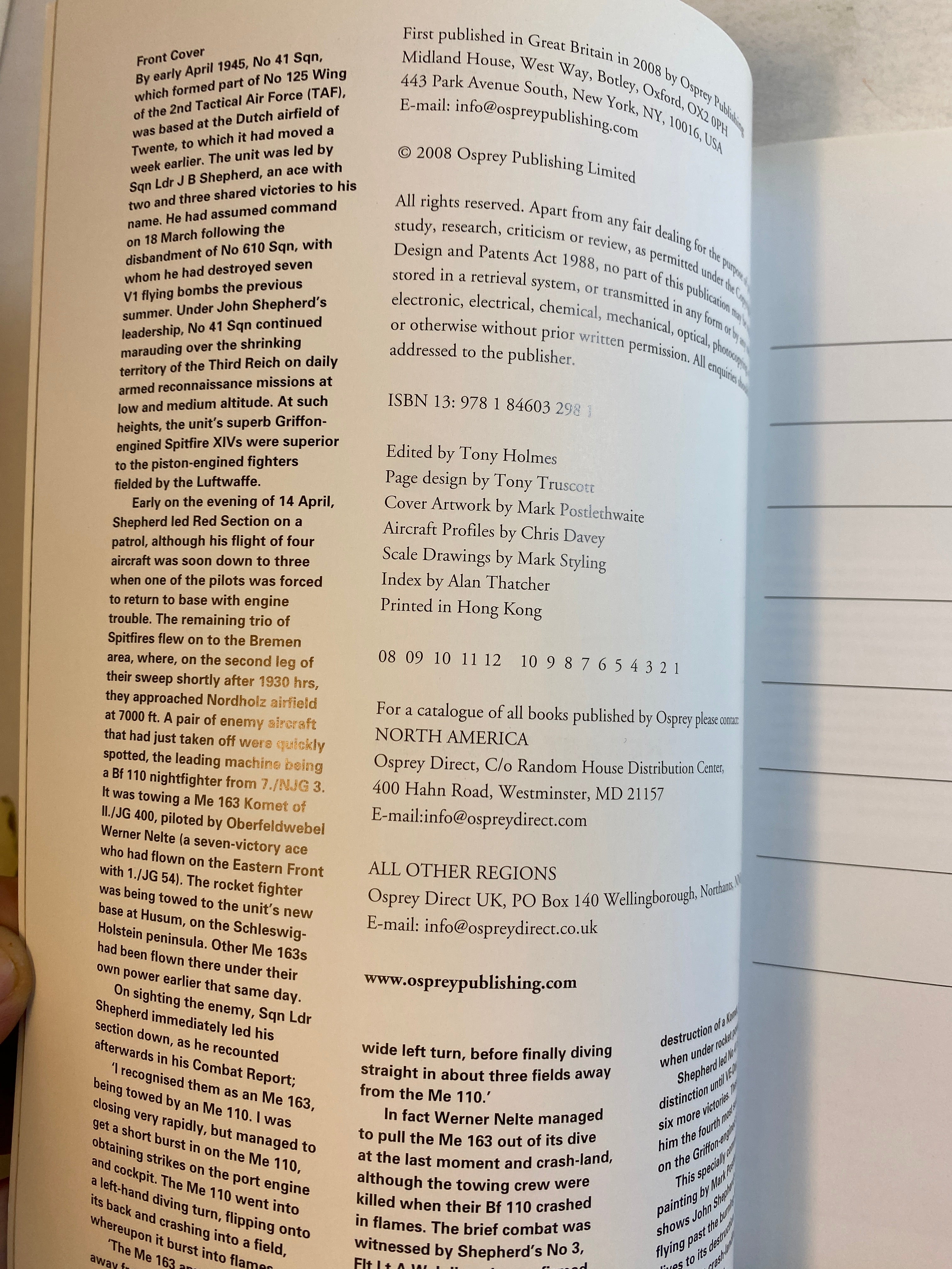 Griffon Spitfire Aces Osprey #81 2008