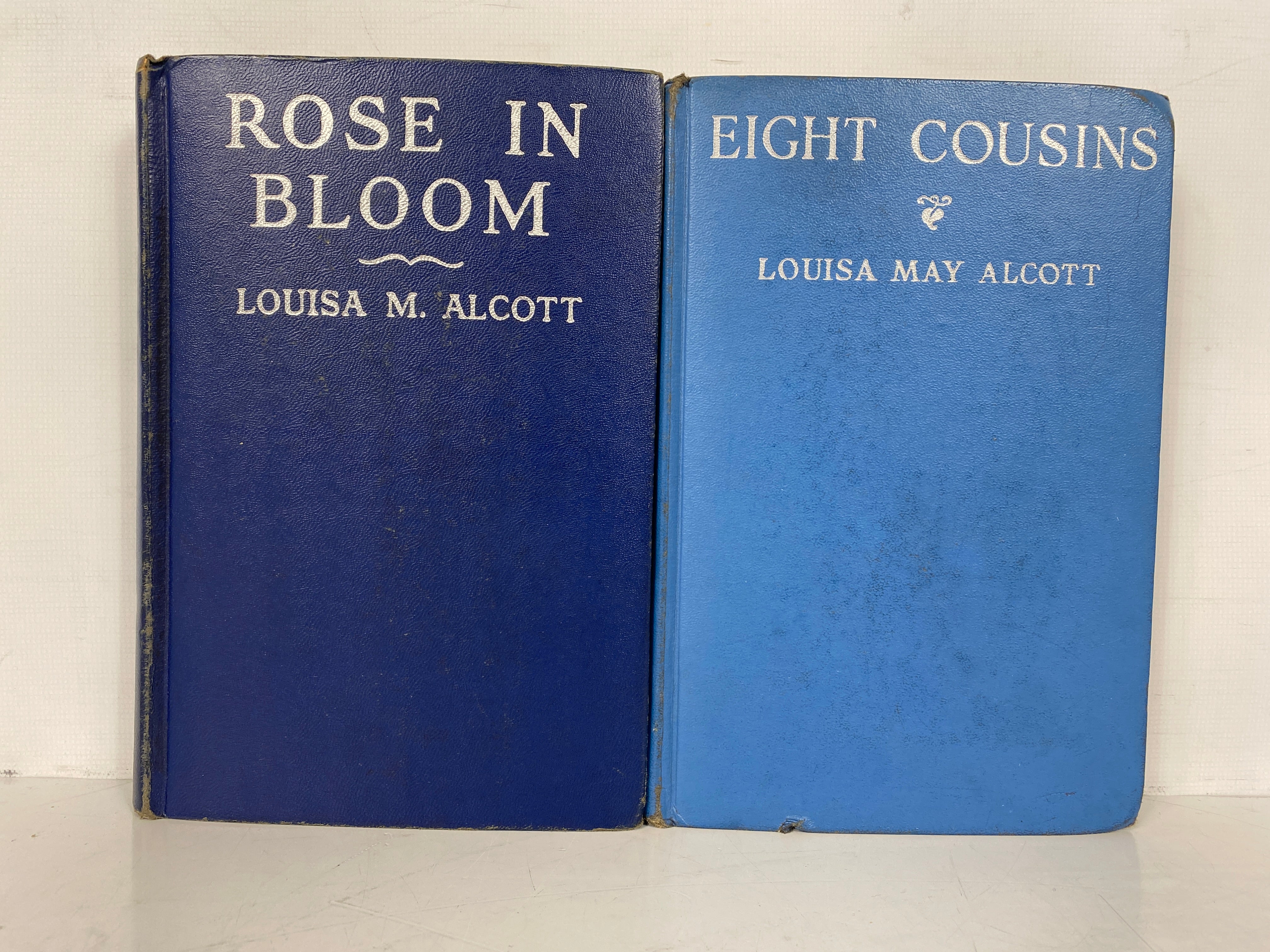 2 Louisa May Alcott: Rose in Bloom/Eight Cousins 1927 Grosset & Dunlap HC