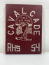 1954 "Cavalcade" Romeo High School Yearbook Romeo MI HC