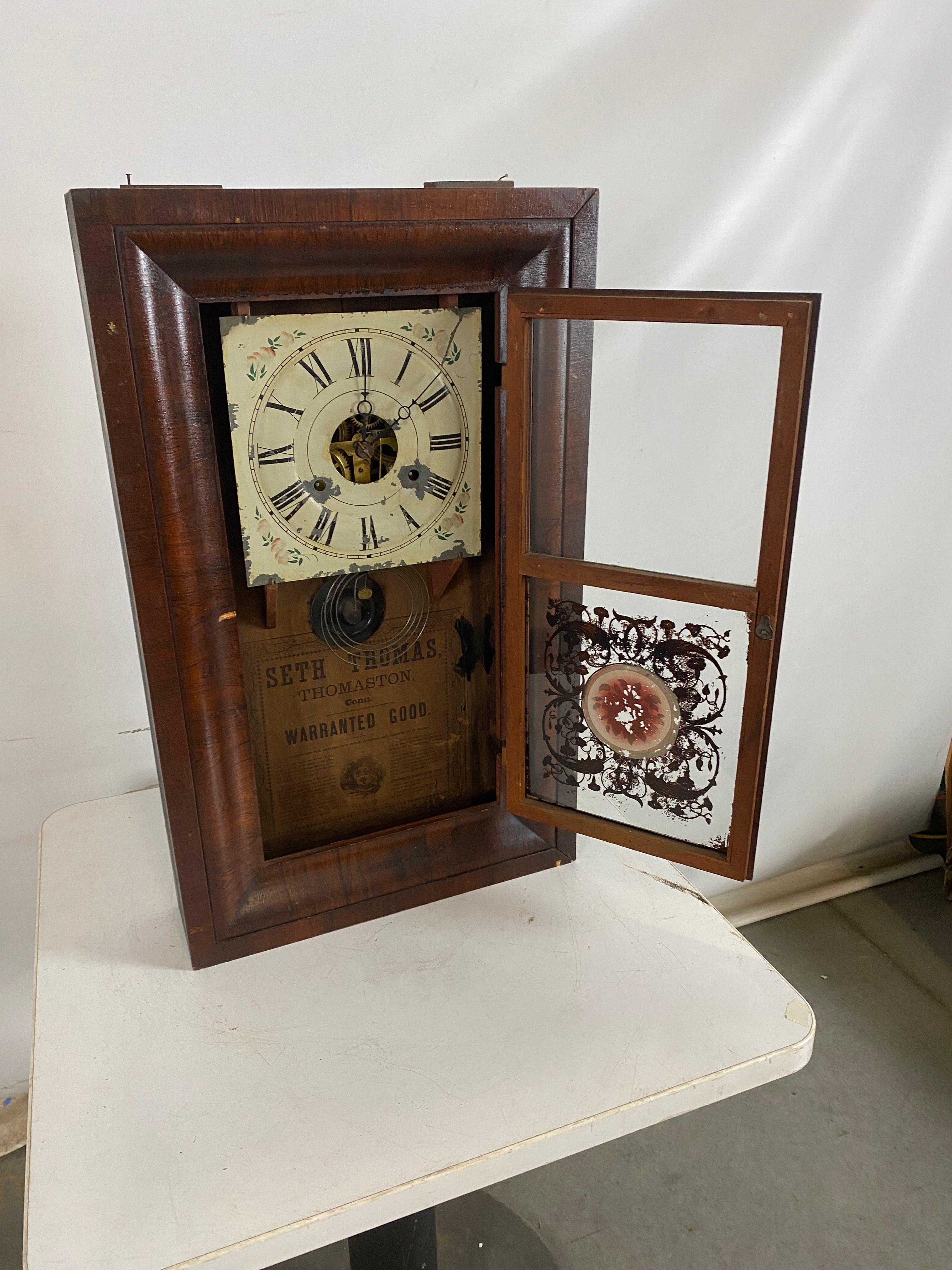Antique Seth Thomas Weight Driven Ogee Clock