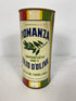 Vintage ROMANZA Olive Oil Tin Can 32 OZ