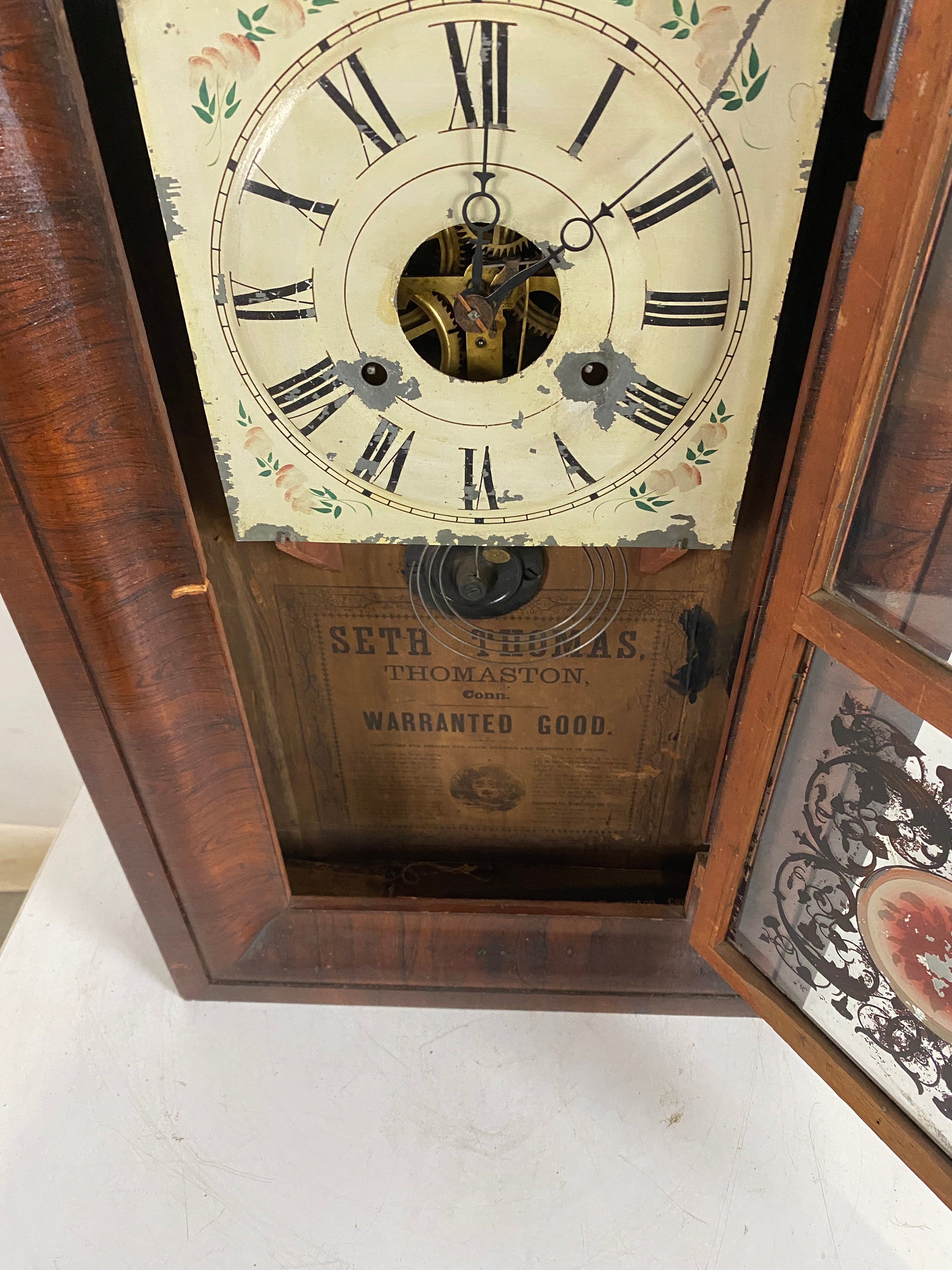 Antique Seth Thomas Weight Driven Ogee Clock