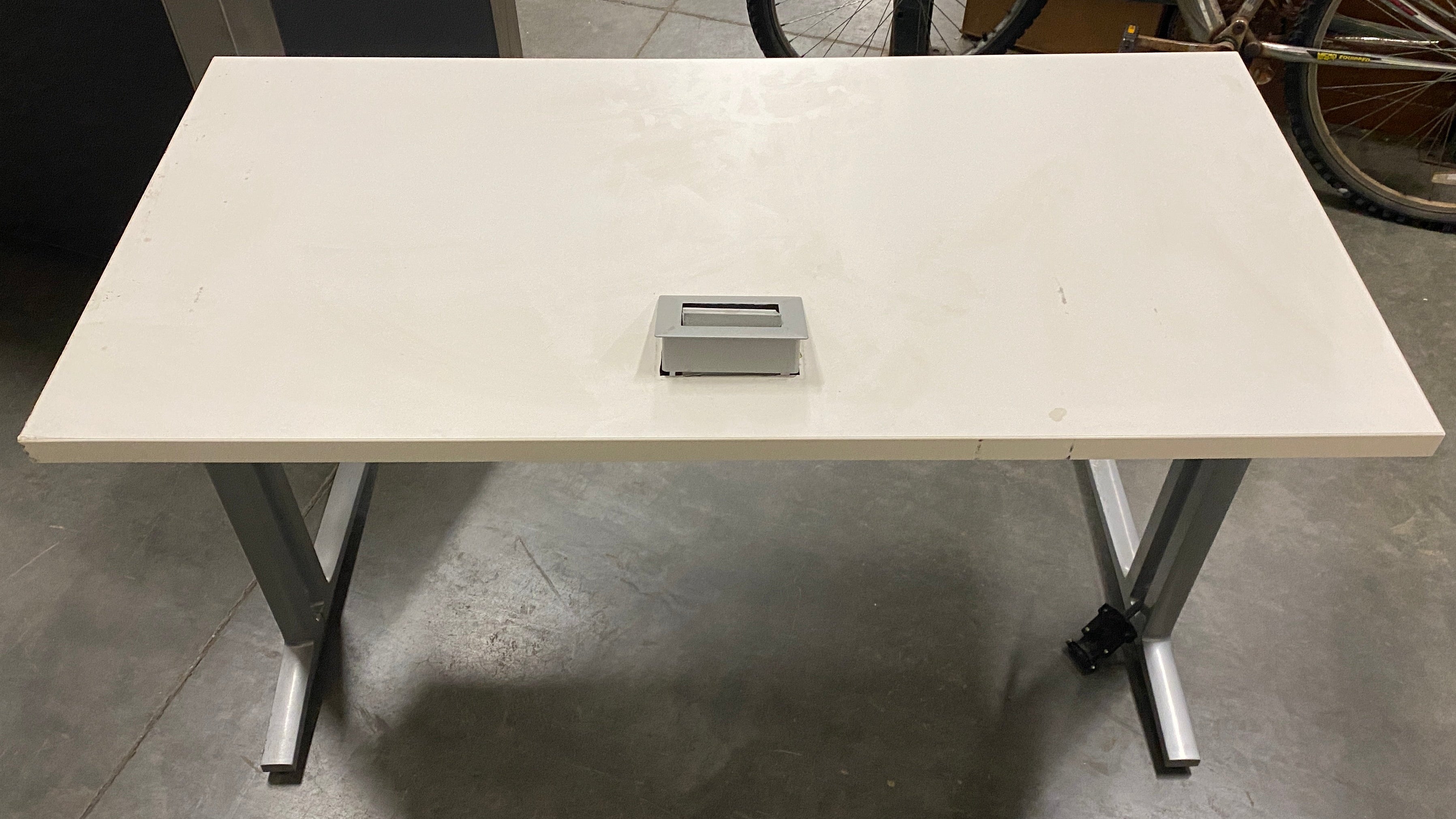 Herman Miller #1882W9-MS White Laminate Table