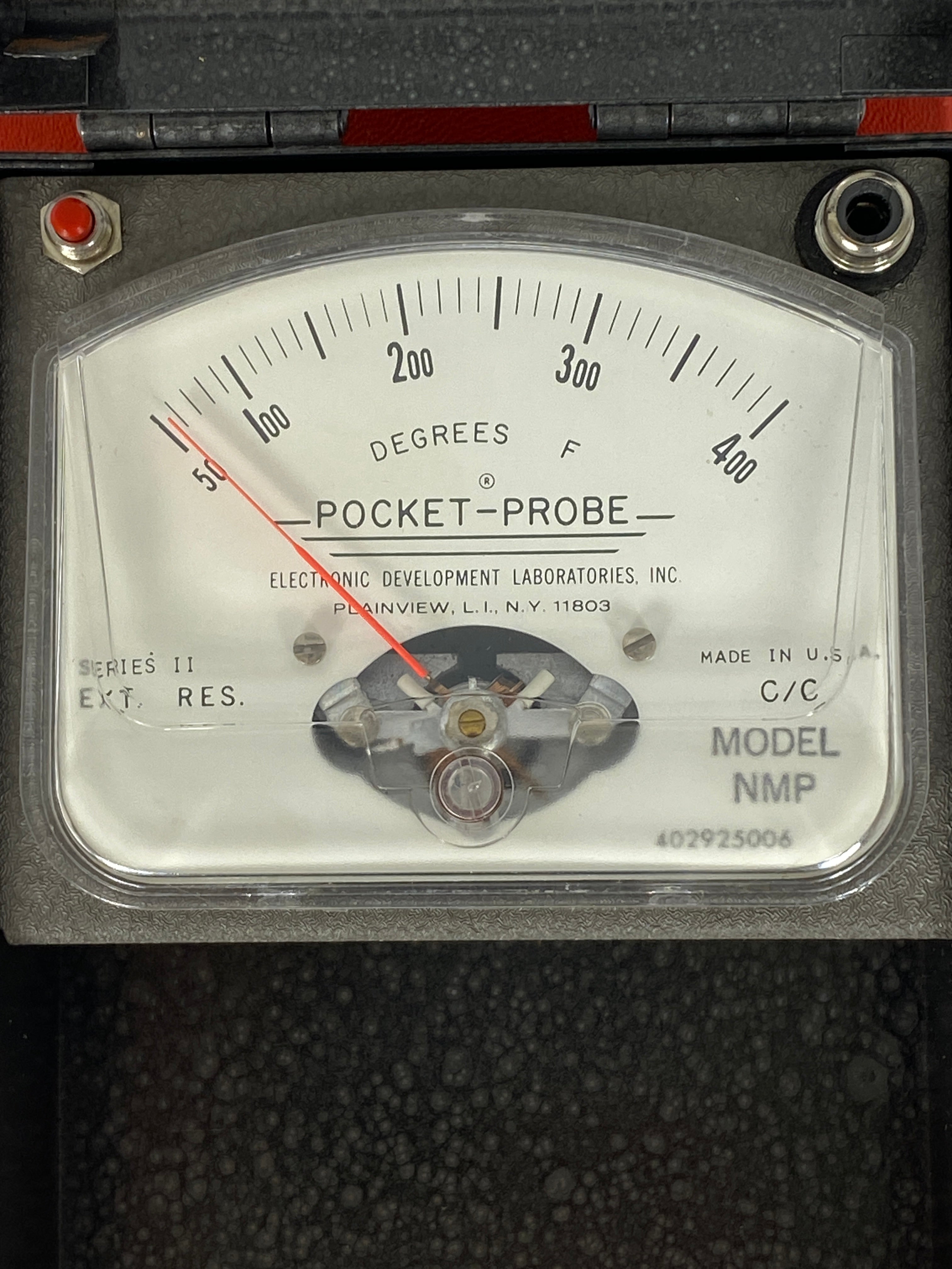 Vintage EDL Pocket-Probe Pyrometer Model NMP in Original Box with Instructions