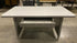 Grey Metal Desk w/ Laminate Top and Drawer