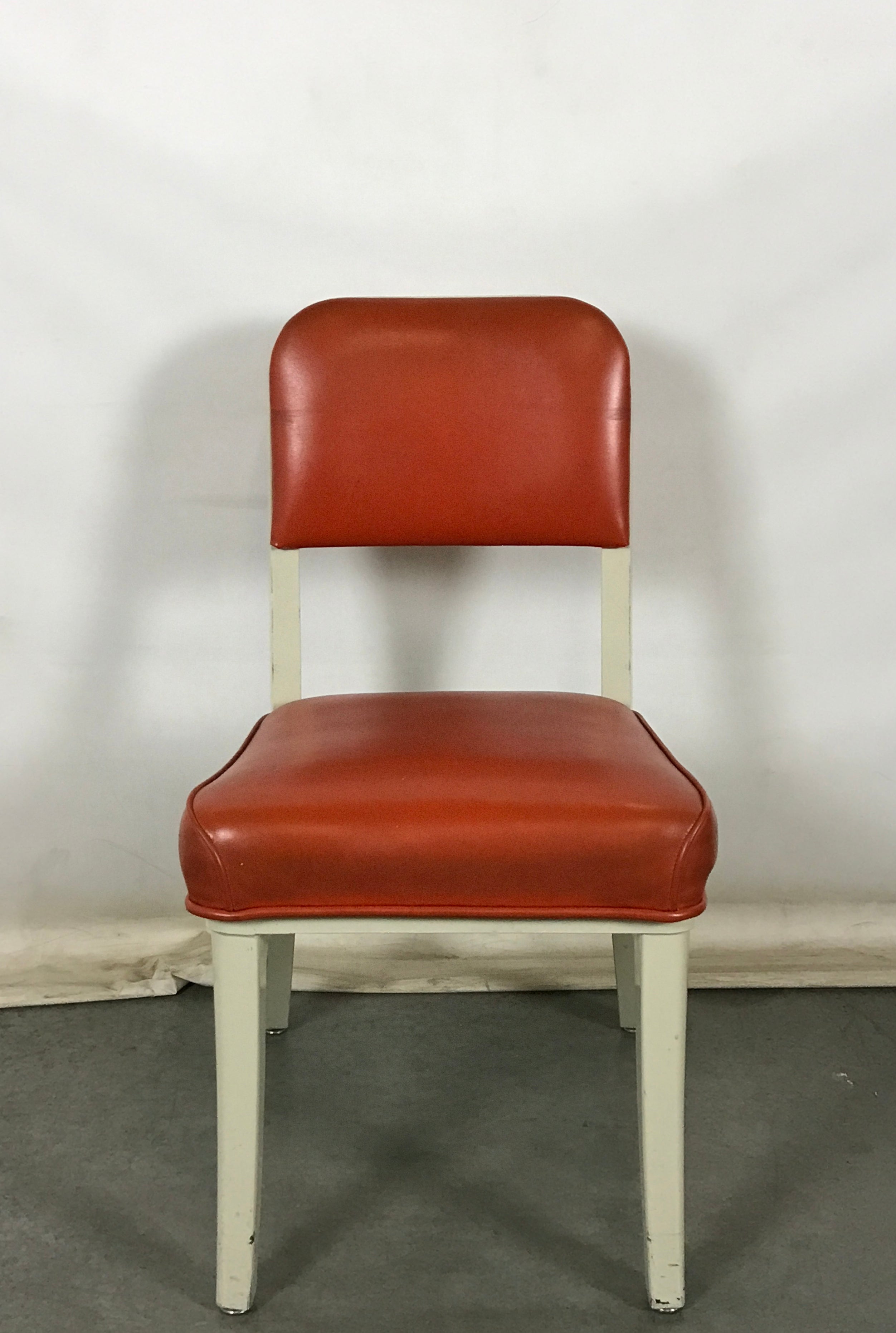 Vintage Steelcase Orange Tanker Chair