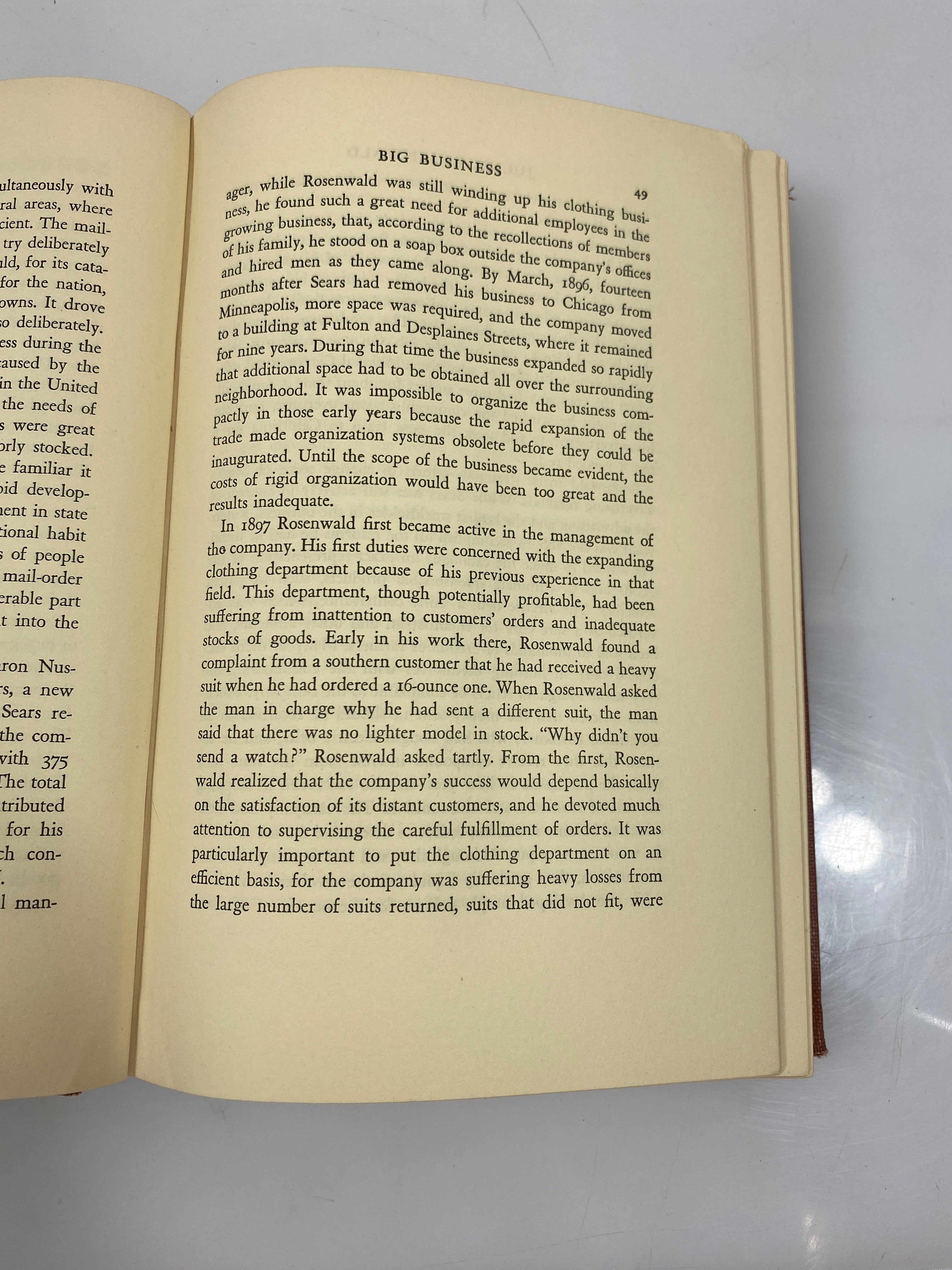 Julius Rosenwald the Life of a Practical Humanitarian Ex-library 1st Ed. 1939 HC