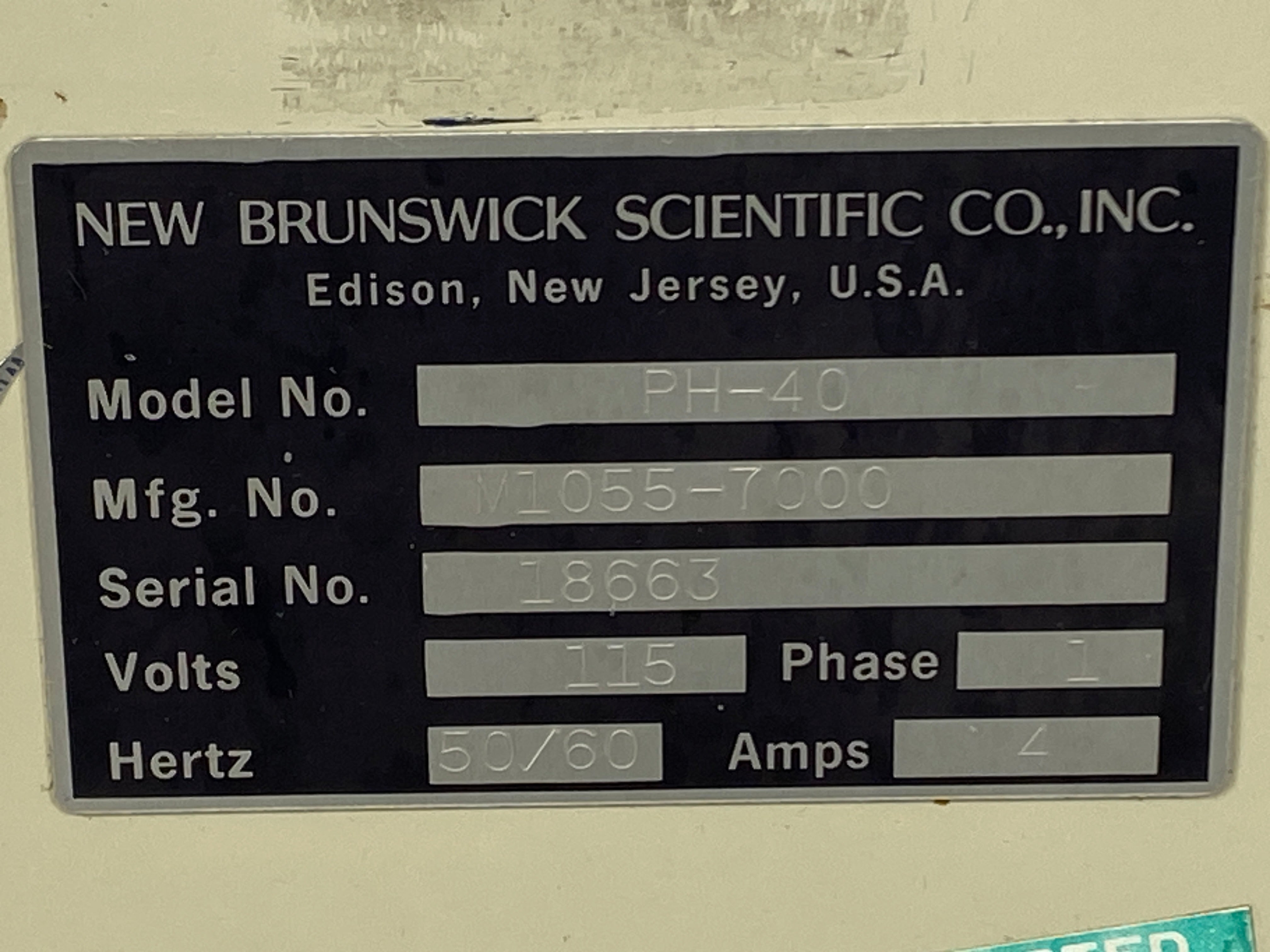 New Brunswick Scientific Co. Model pH-40 Automatic pH Controller #2