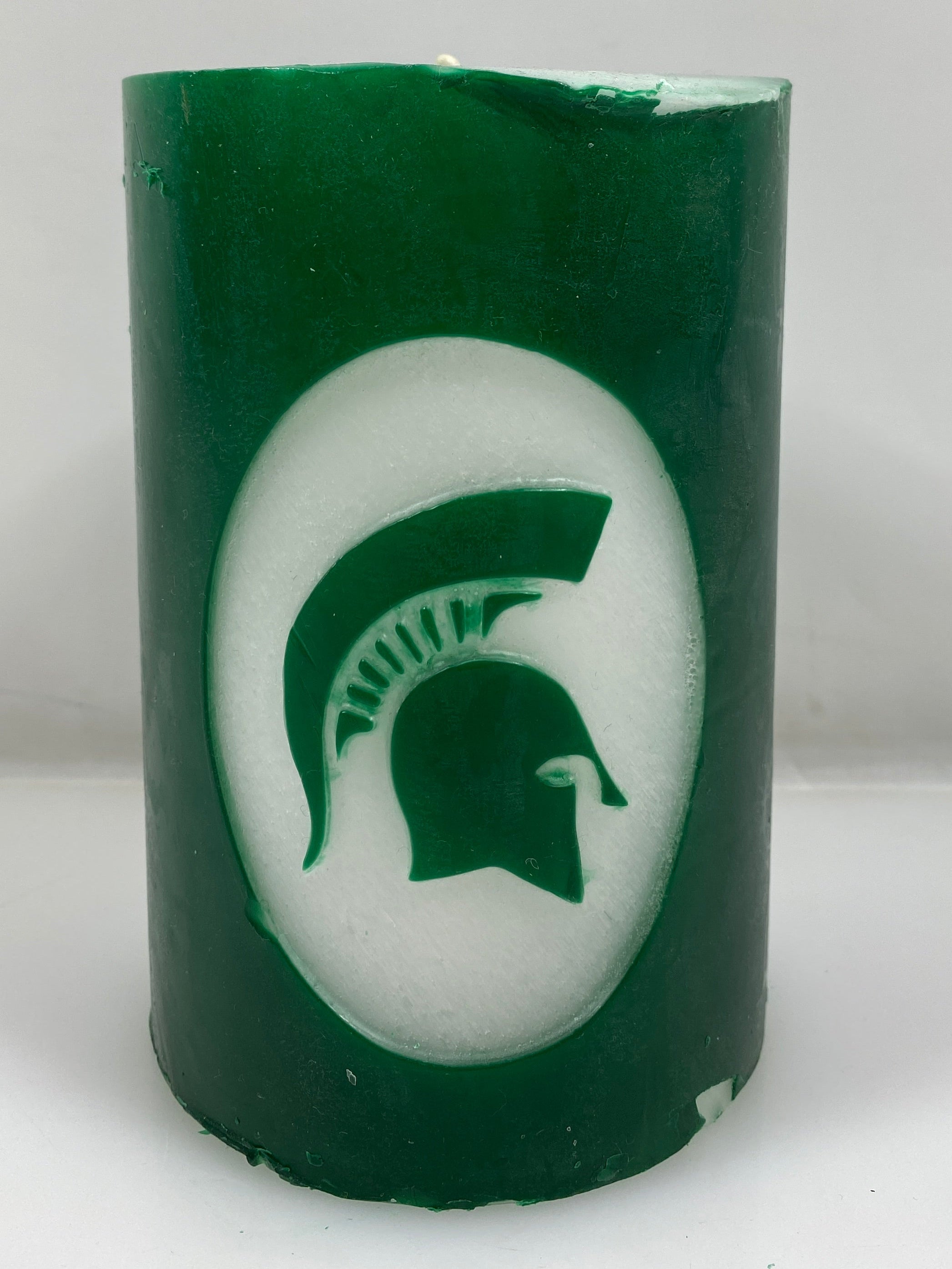 Bullfrog Light Company MSU Spartan Candle