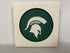 MSU Spartan Head Stone Coaster