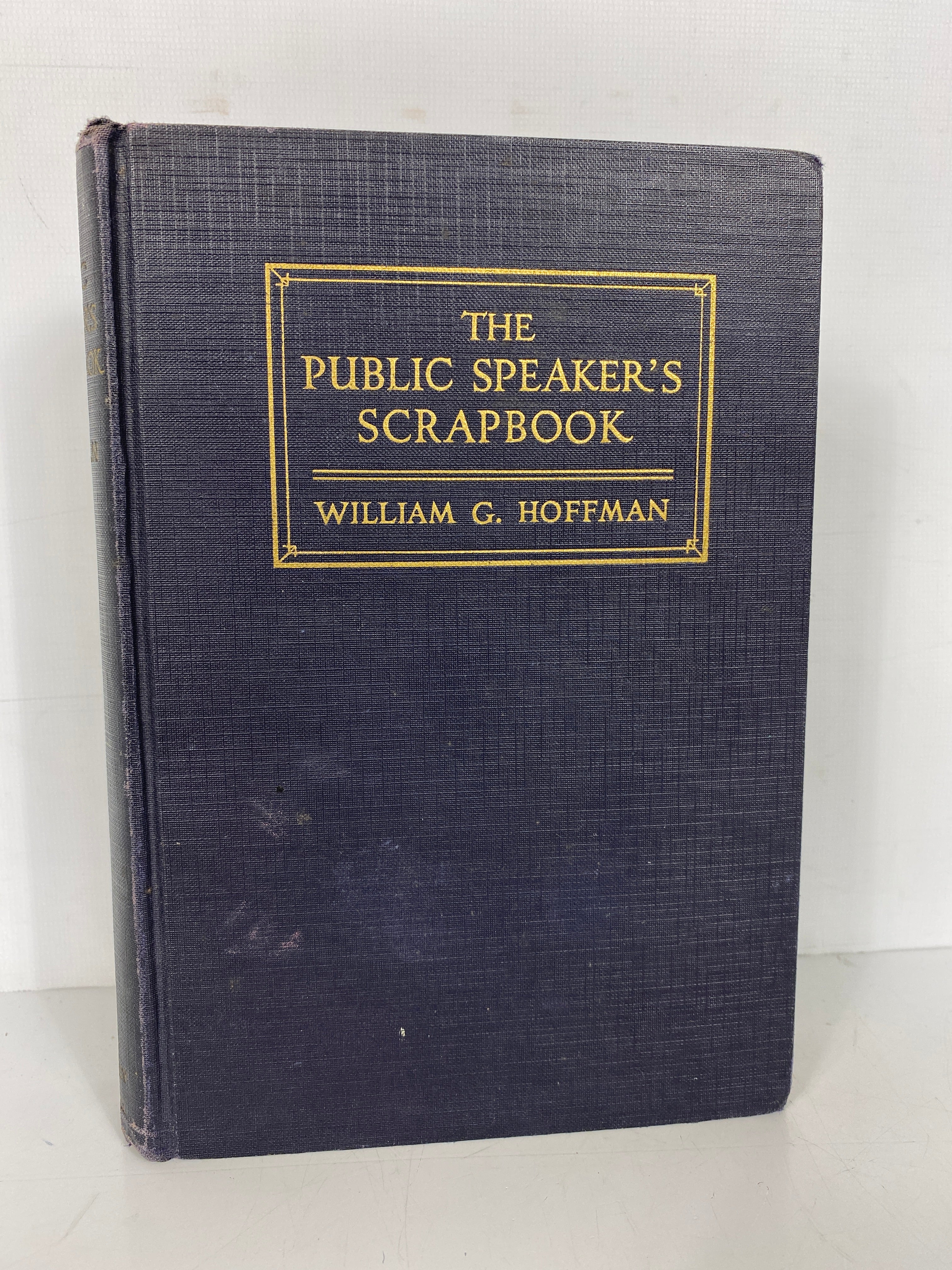 The Public Speaker's Scrapbook by Hoffman 1935 1st Edition HC