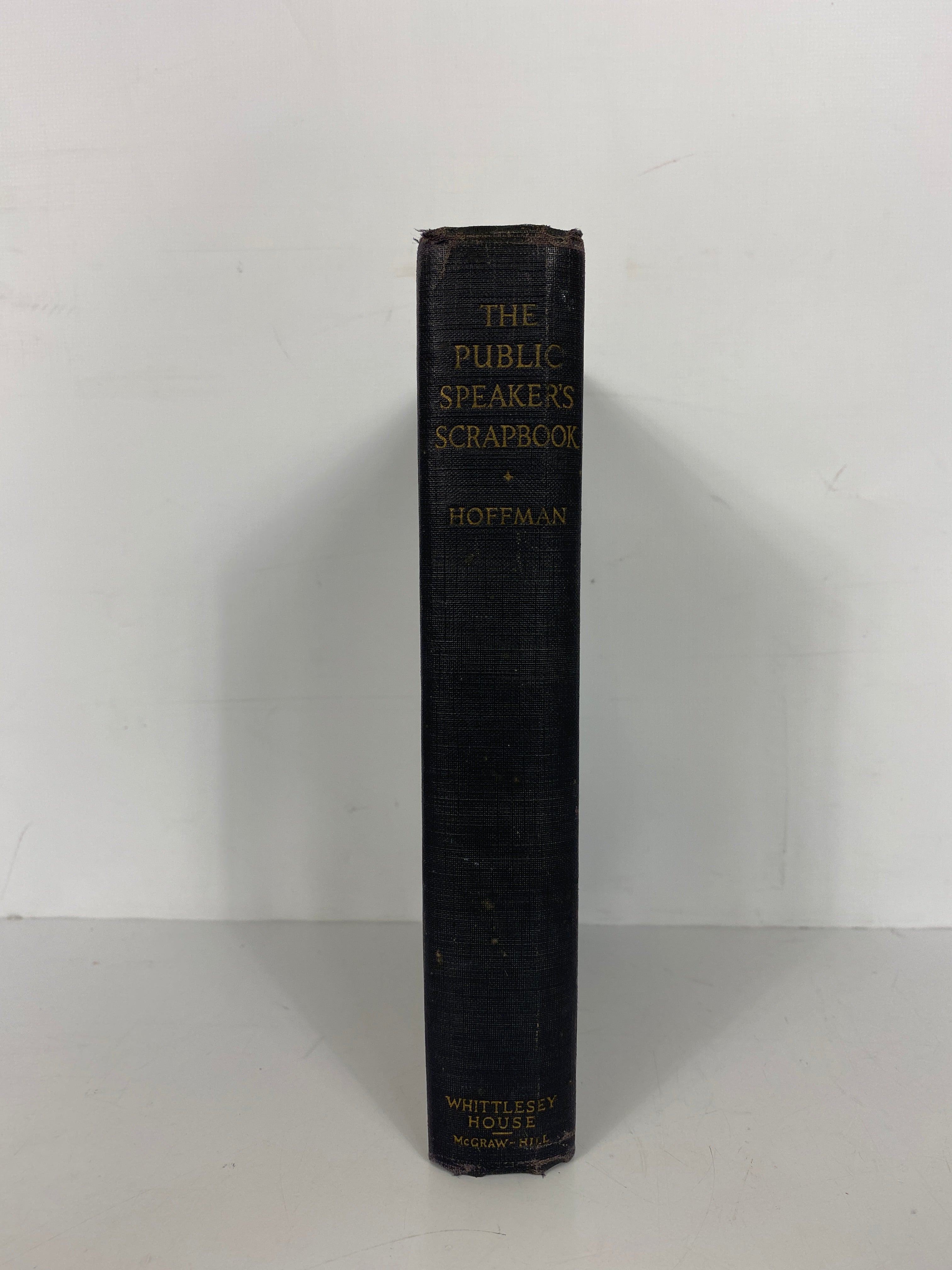 The Public Speaker's Scrapbook by Hoffman 1935 1st Edition HC