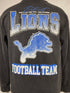 Ultra Game Detroit Lions Modern Retro Faded Wash Crewneck Sweatshirts