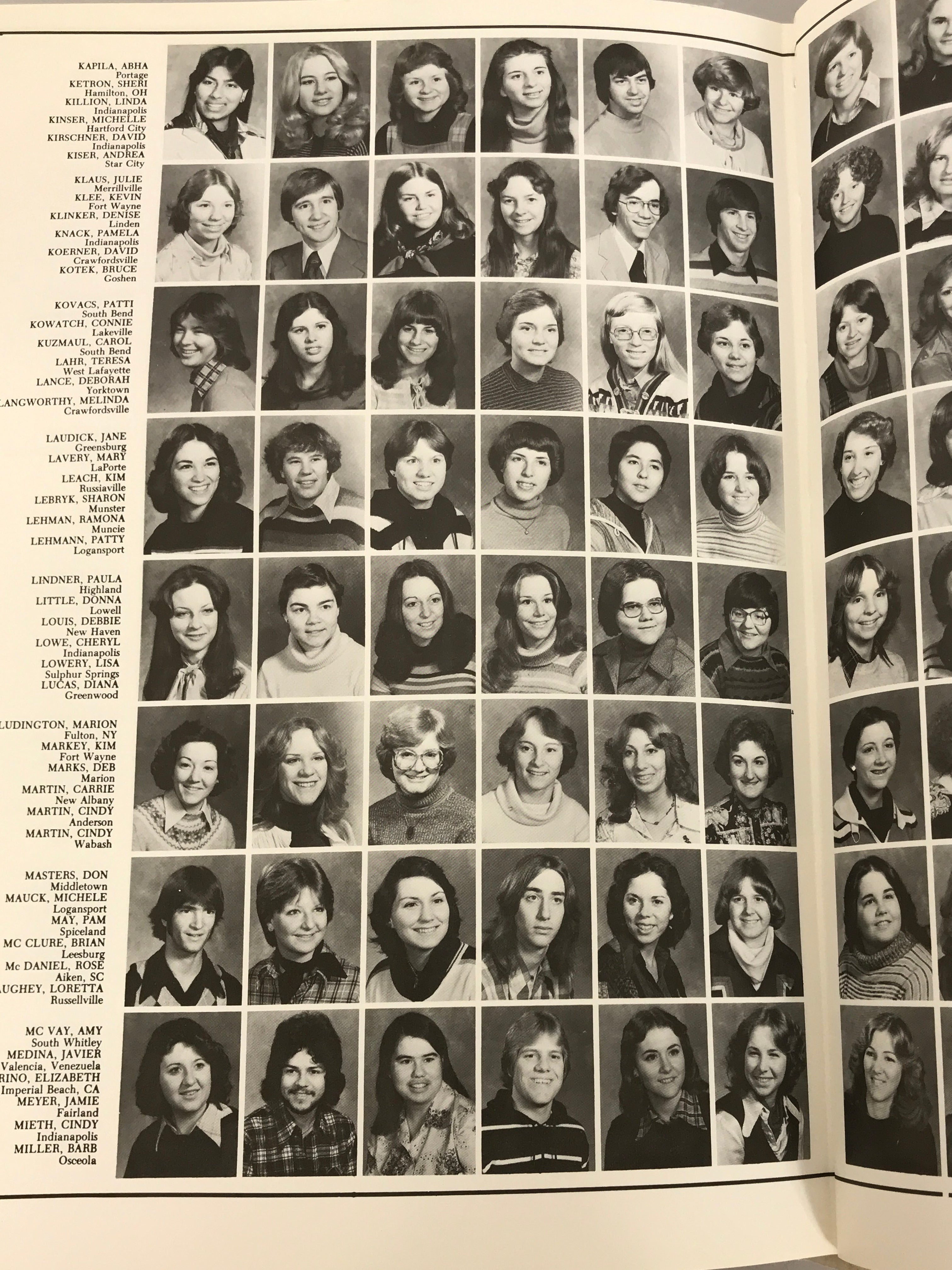 1978 Ball State University Yearbook Muncie Indiana HC